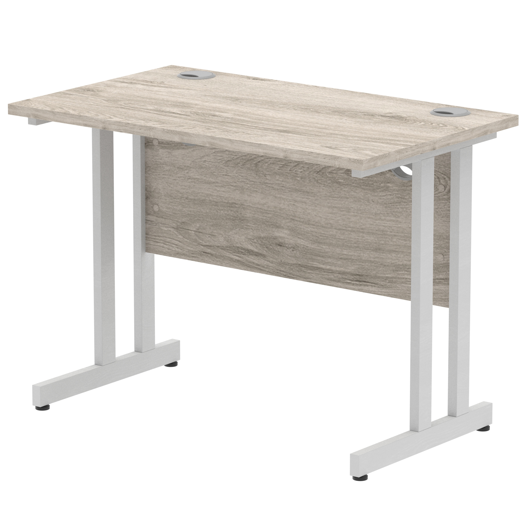 Grey Oak / Silver Frame