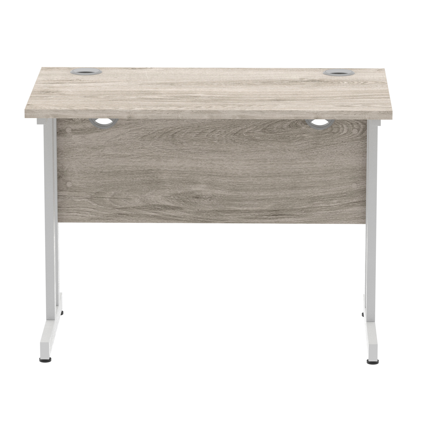Grey Oak / Silver Frame