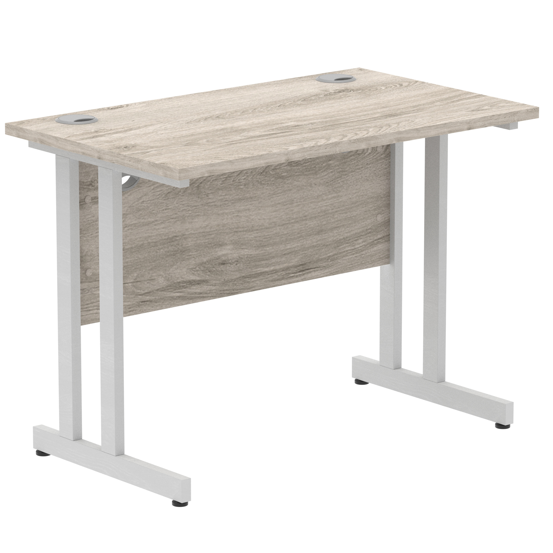 Grey Oak / Silver Frame