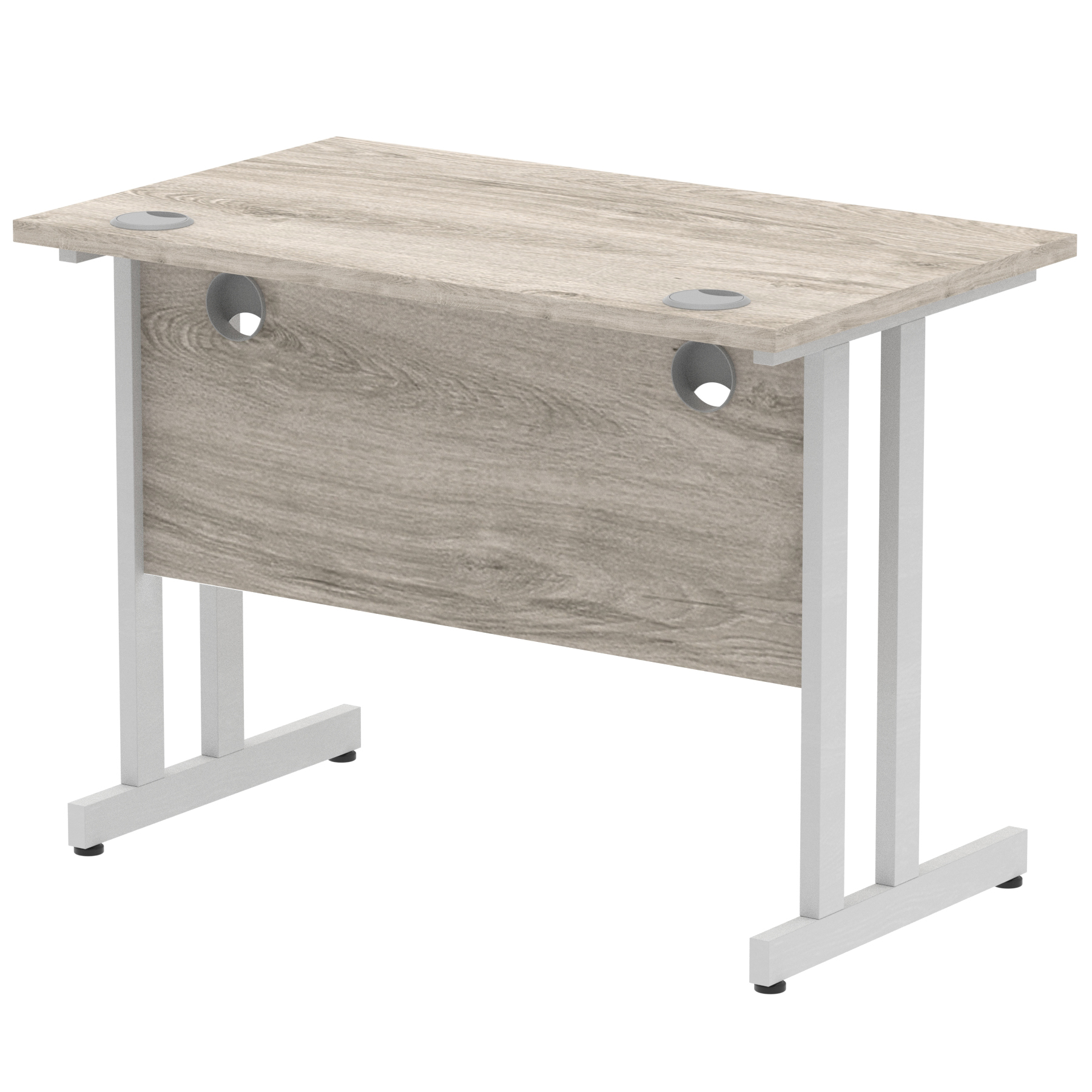 Grey Oak / Silver Frame