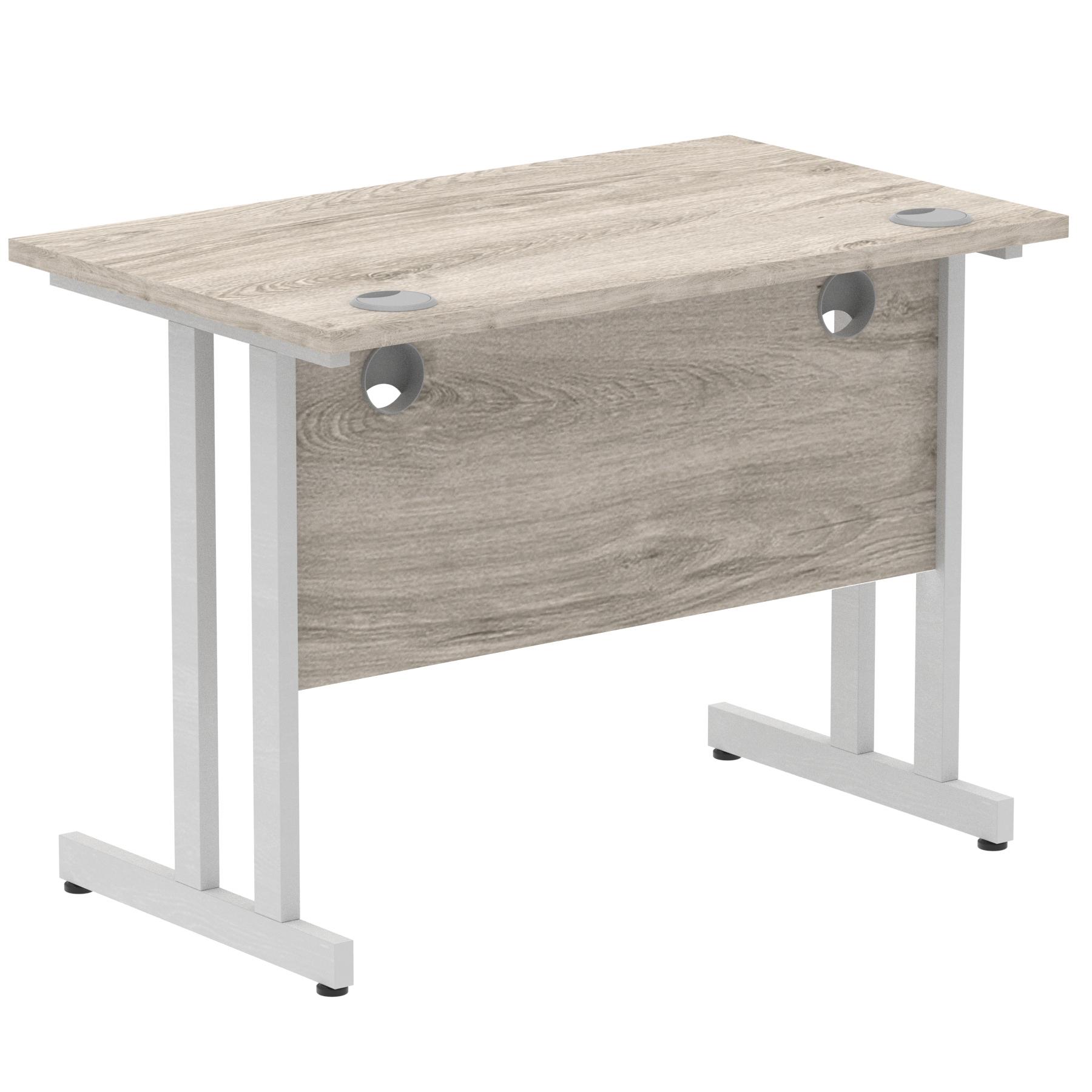 Grey Oak / Silver Frame