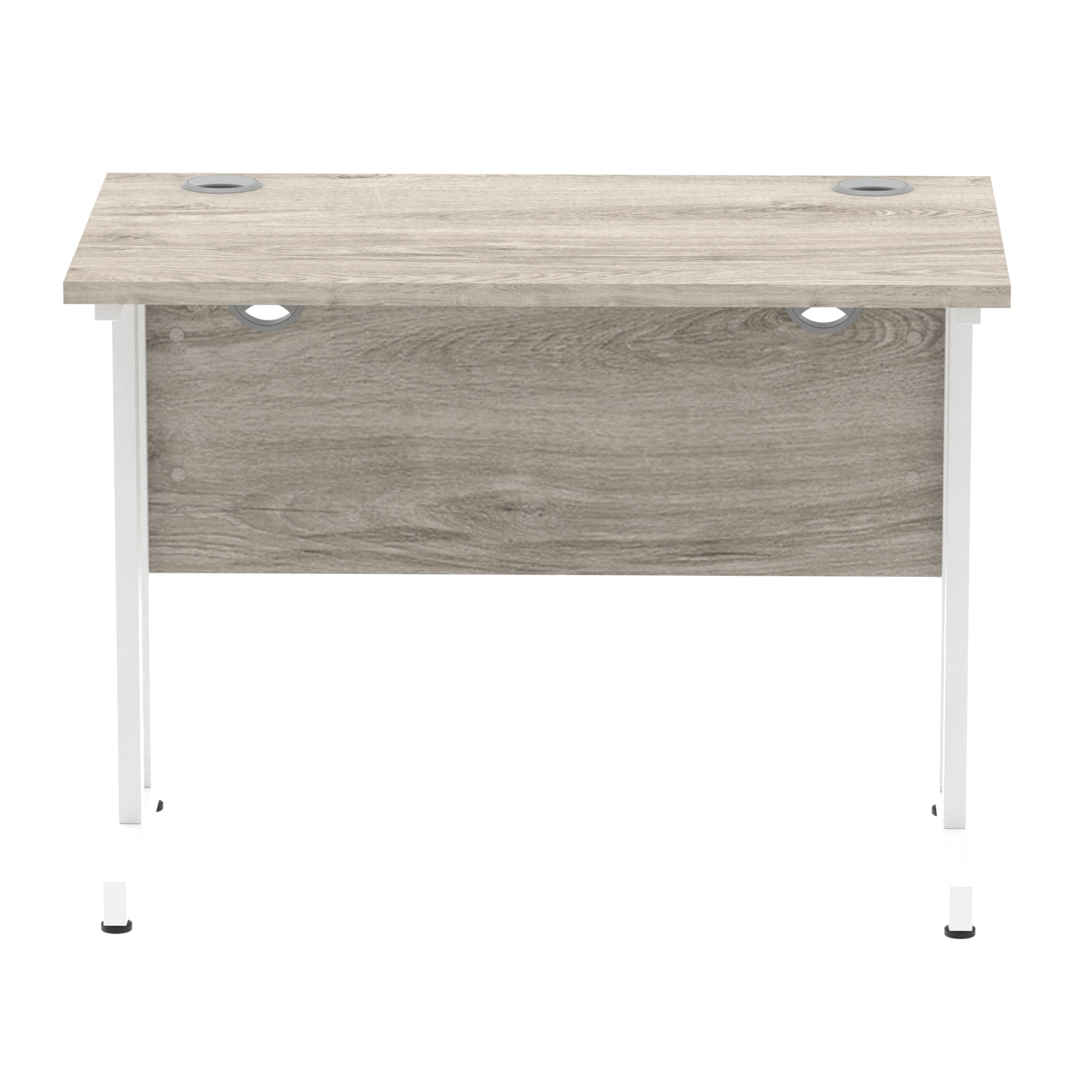 Grey Oak / White Frame
