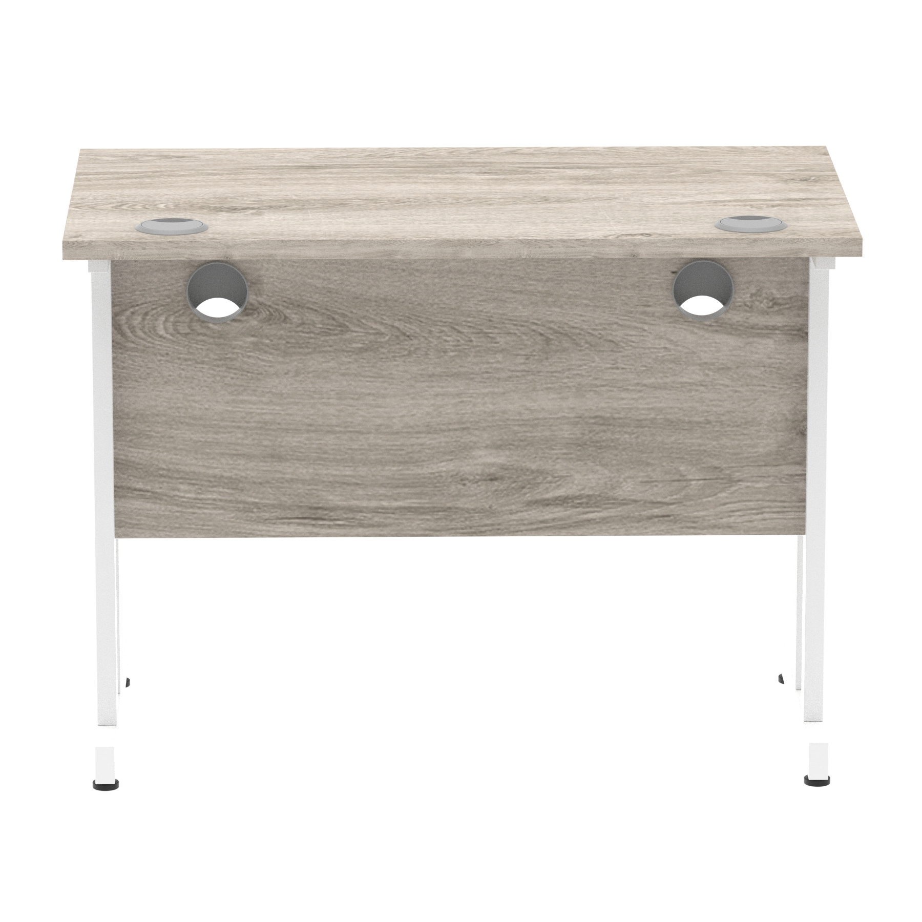 Grey Oak / White Frame
