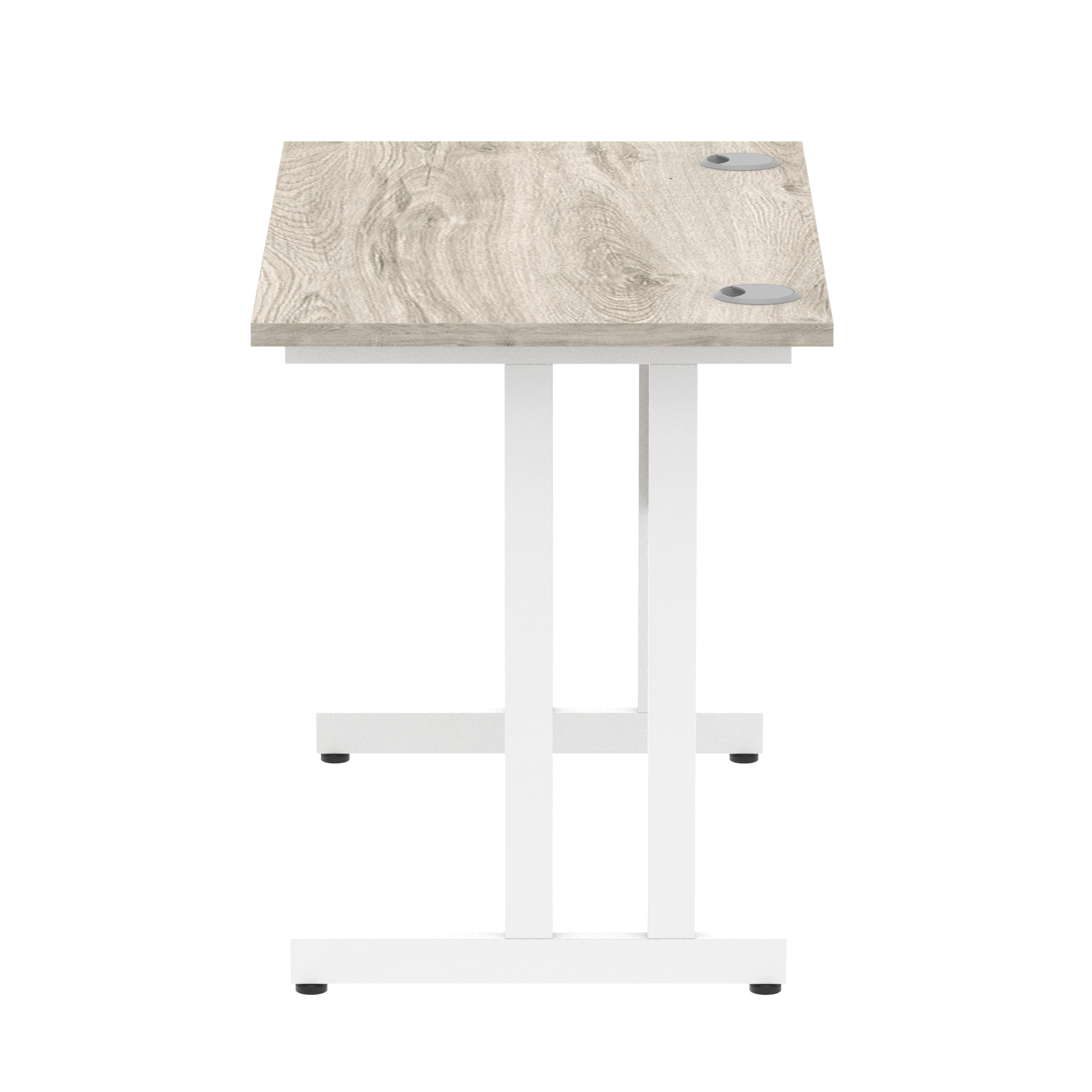 Grey Oak / White Frame