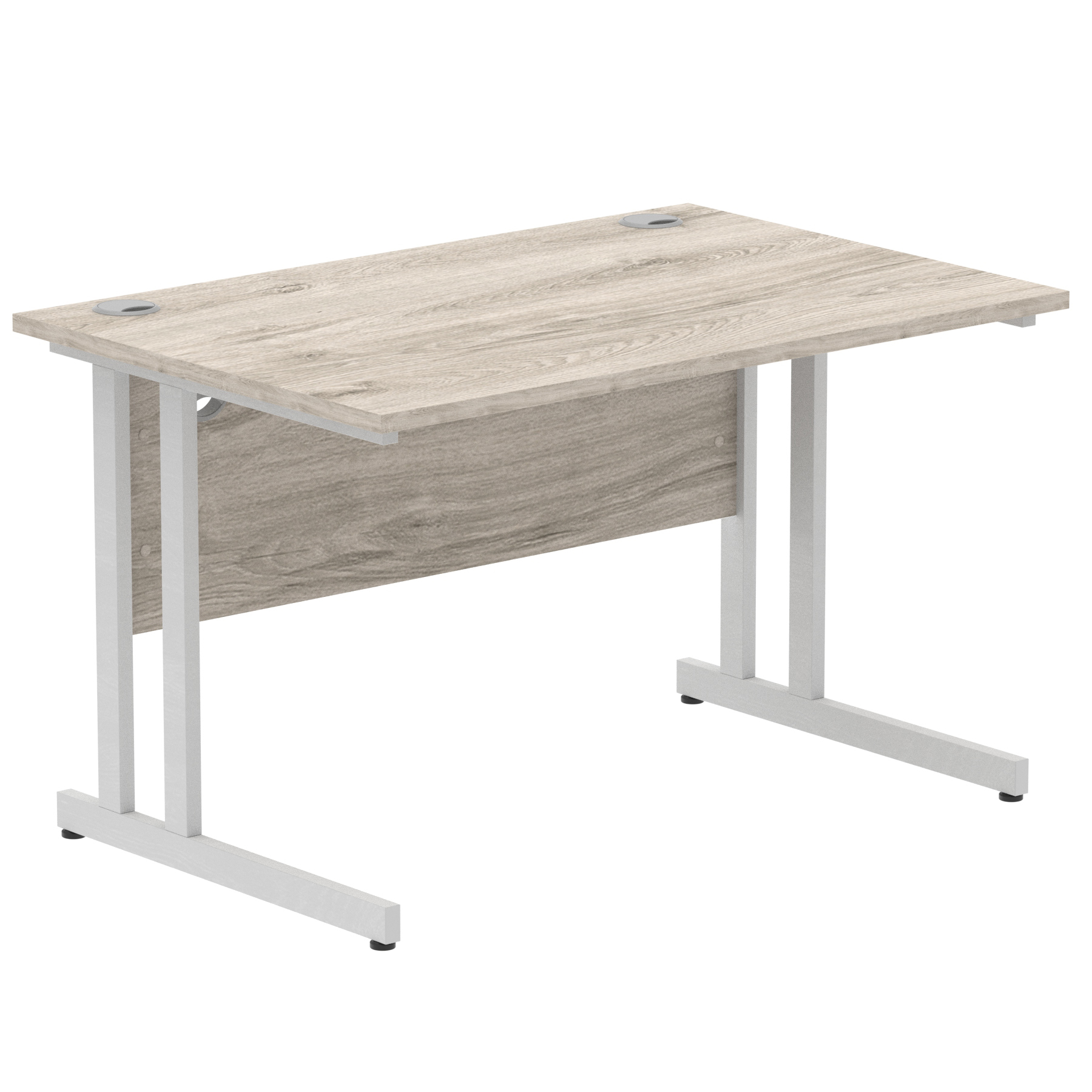 Grey Oak / Silver Frame