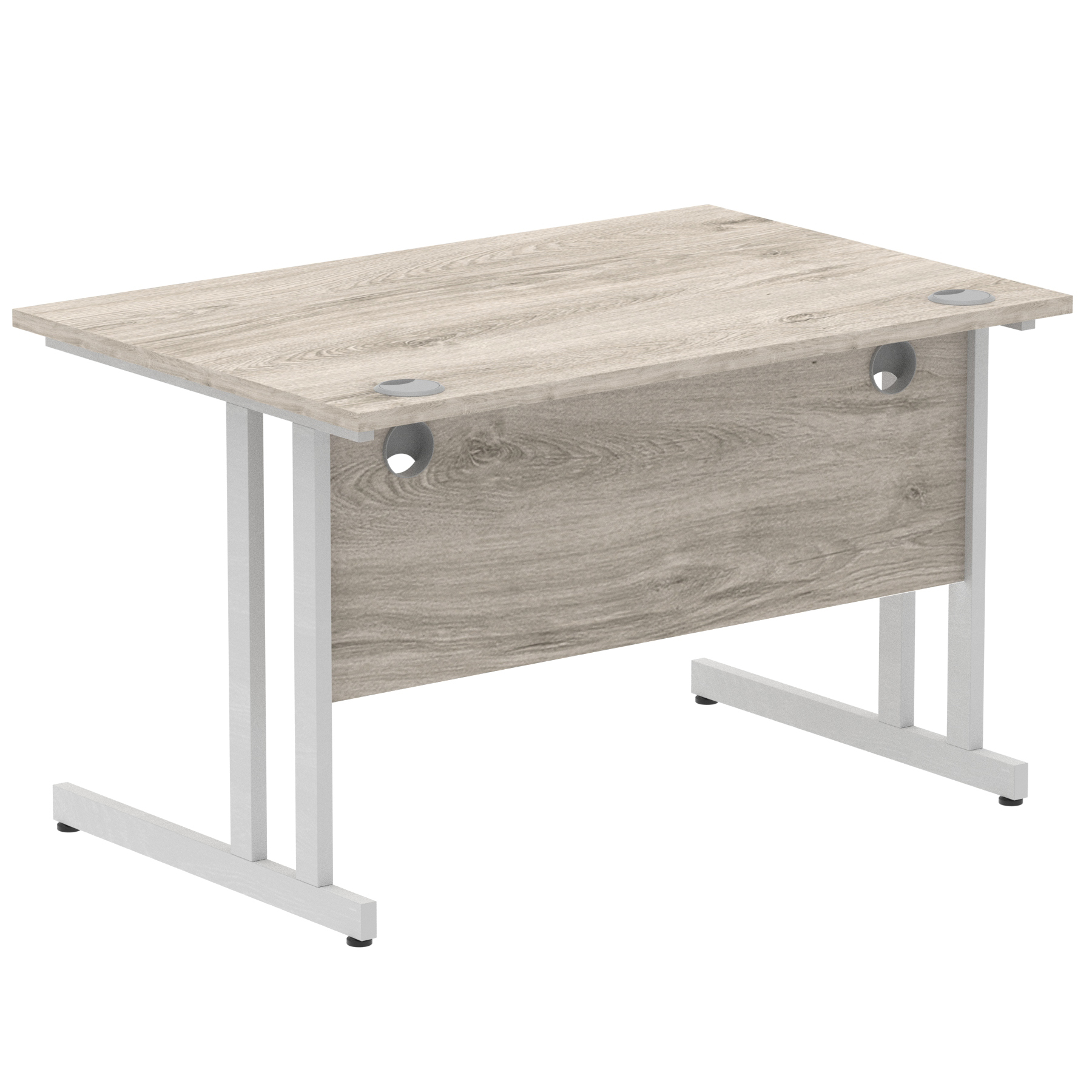 Grey Oak / Silver Frame