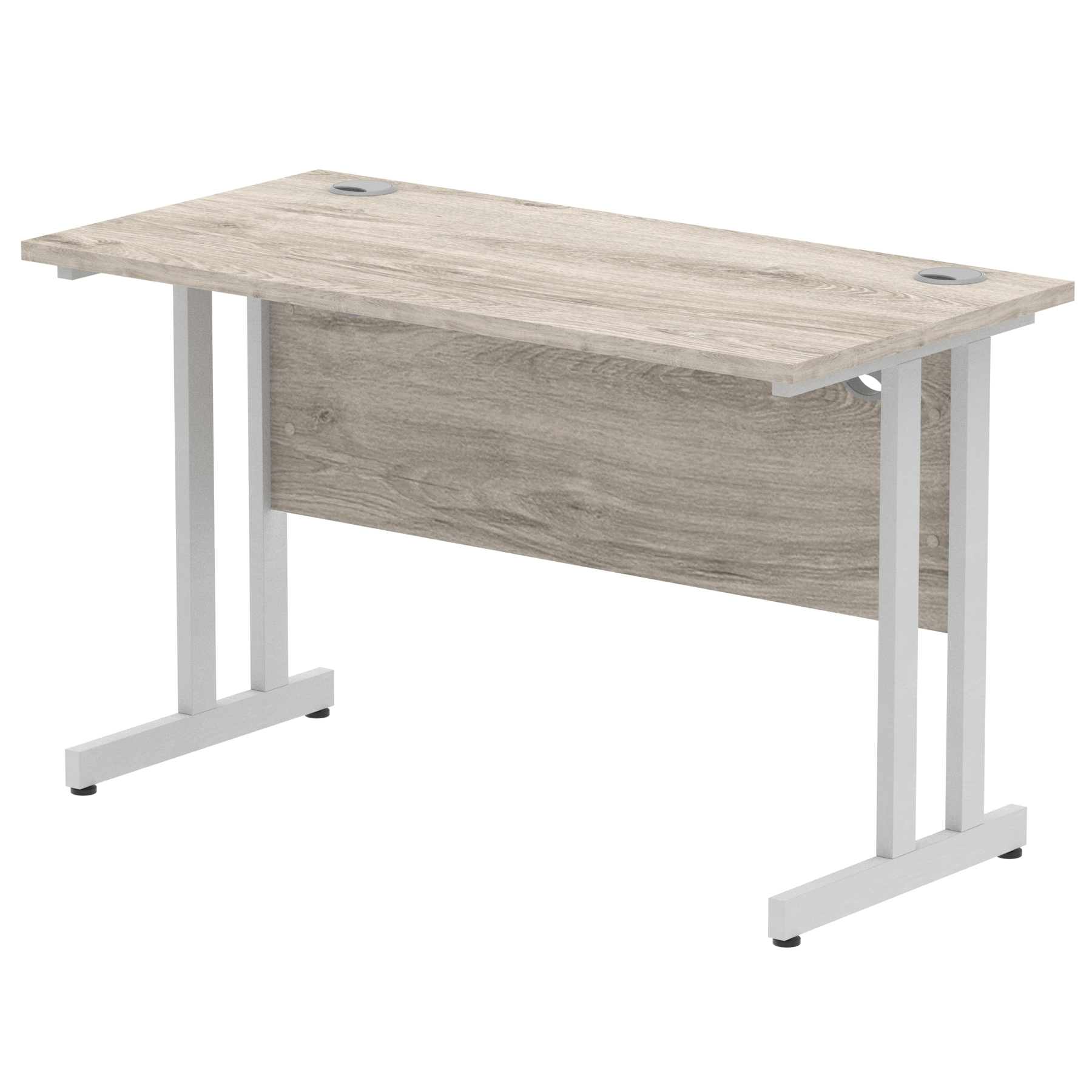 Grey Oak / Silver Frame