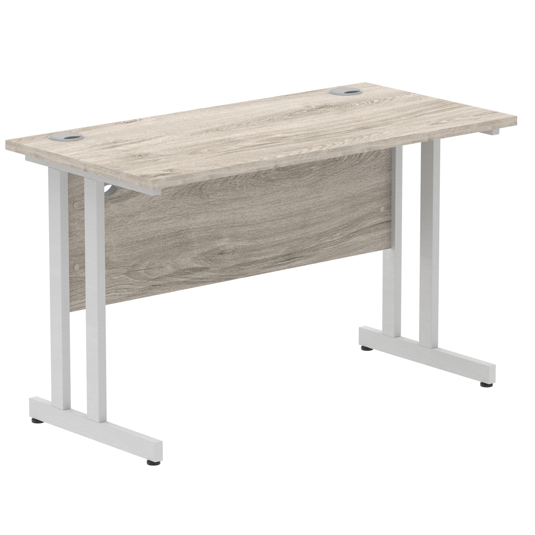 Grey Oak / Silver Frame