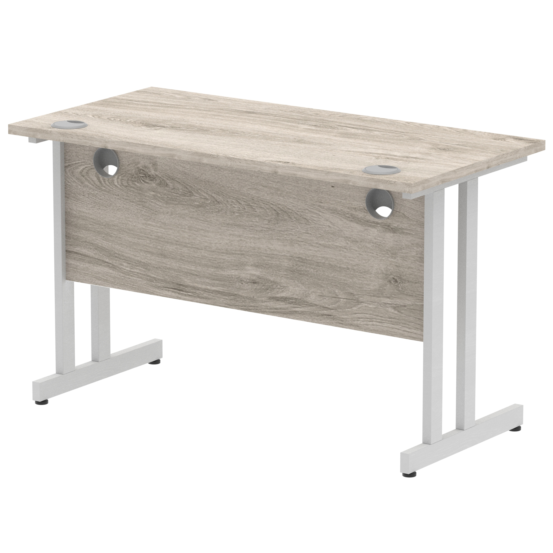 Grey Oak / Silver Frame