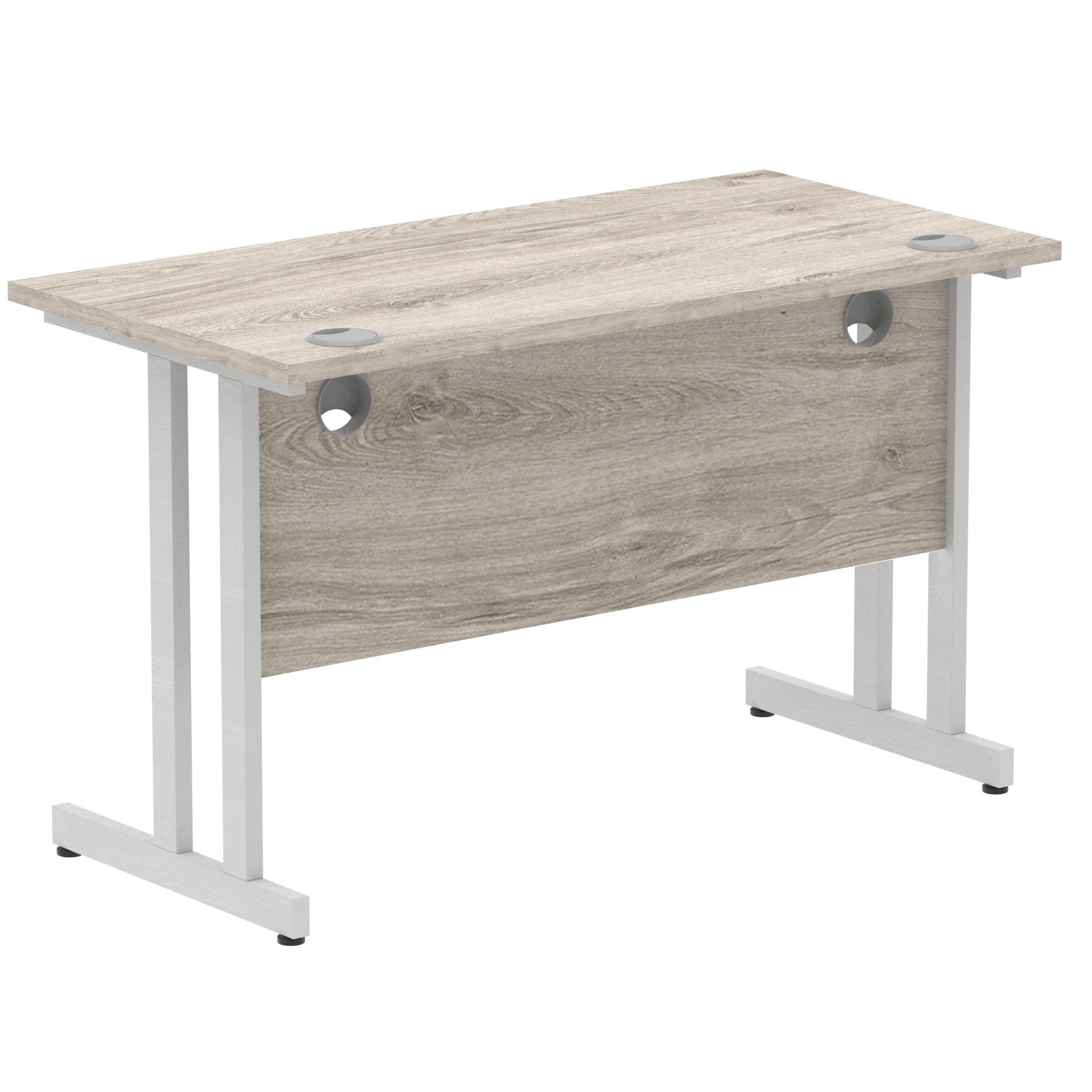 Grey Oak / Silver Frame
