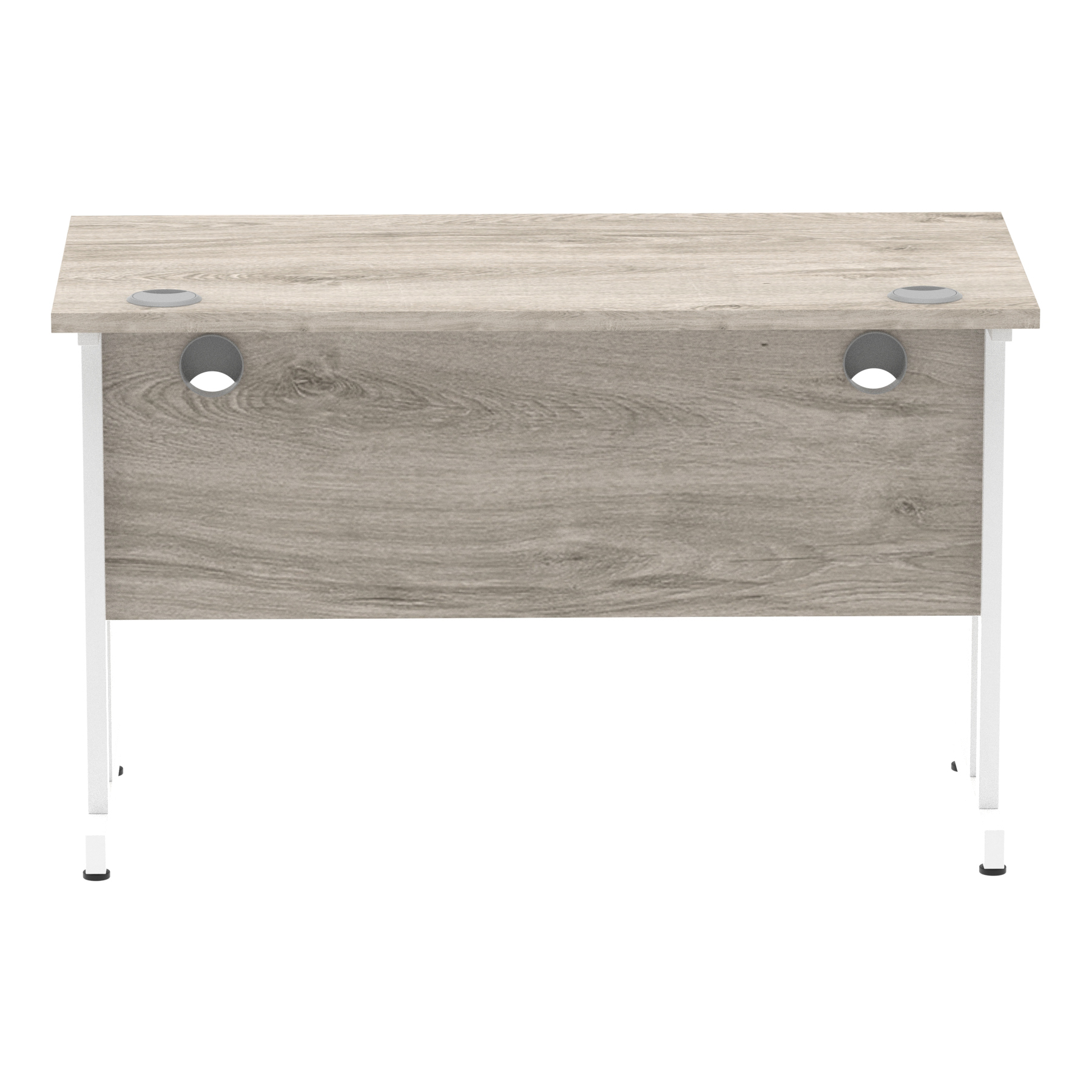 Grey Oak / White Frame