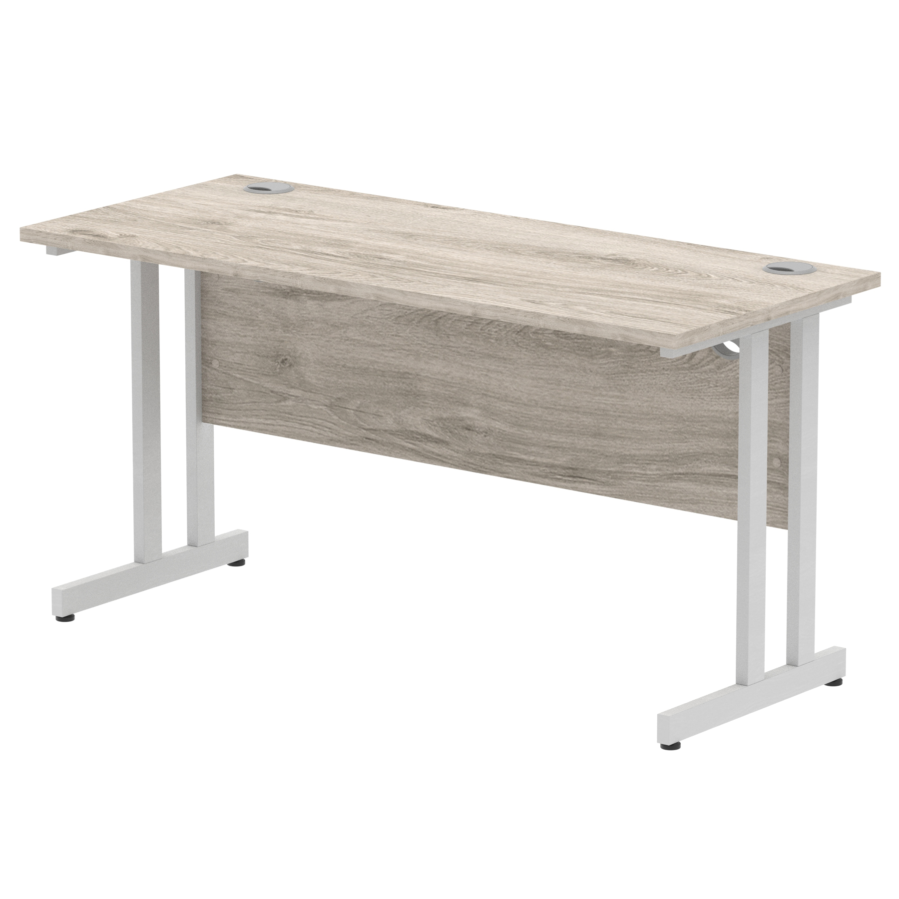 Grey Oak / Silver Frame