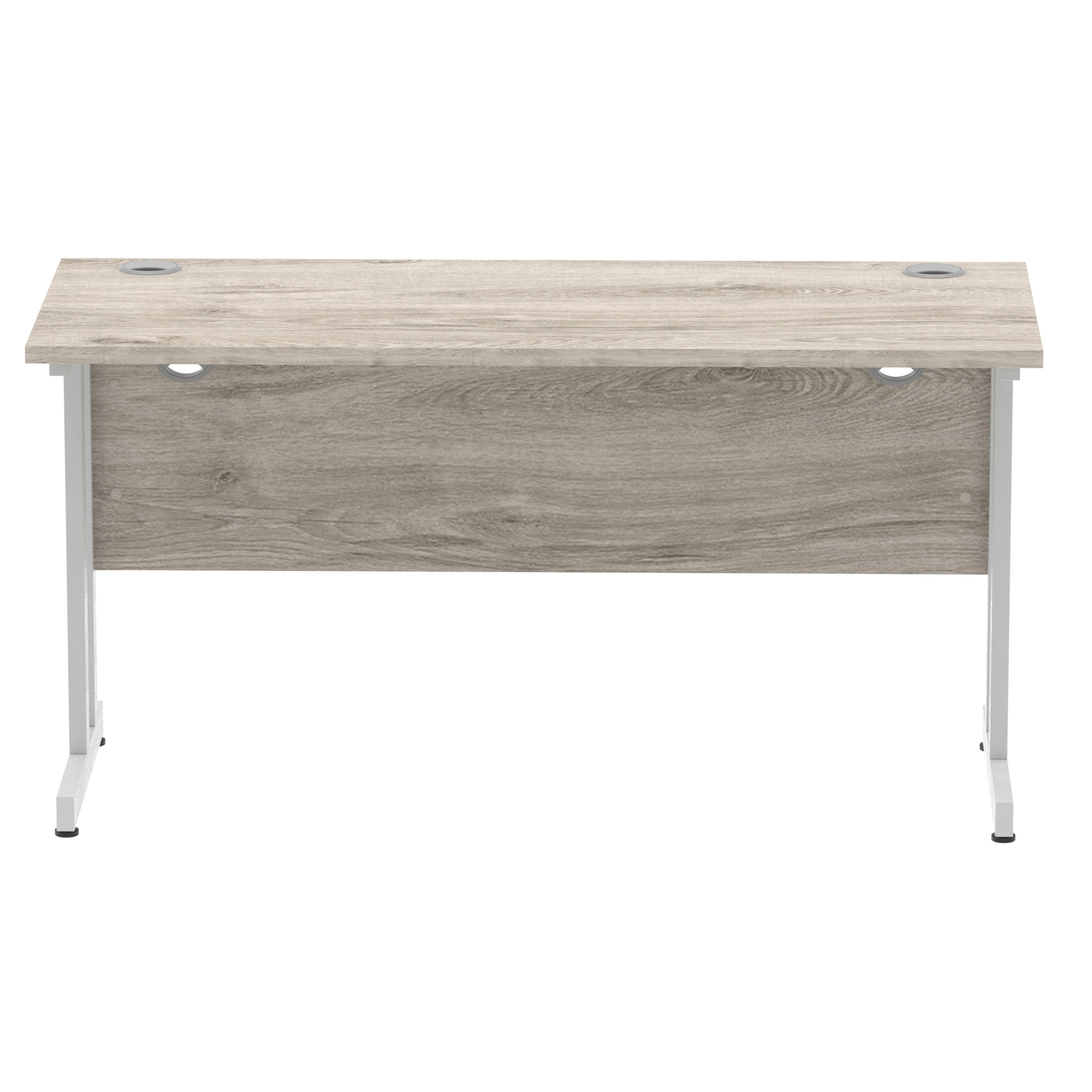 Grey Oak / Silver Frame