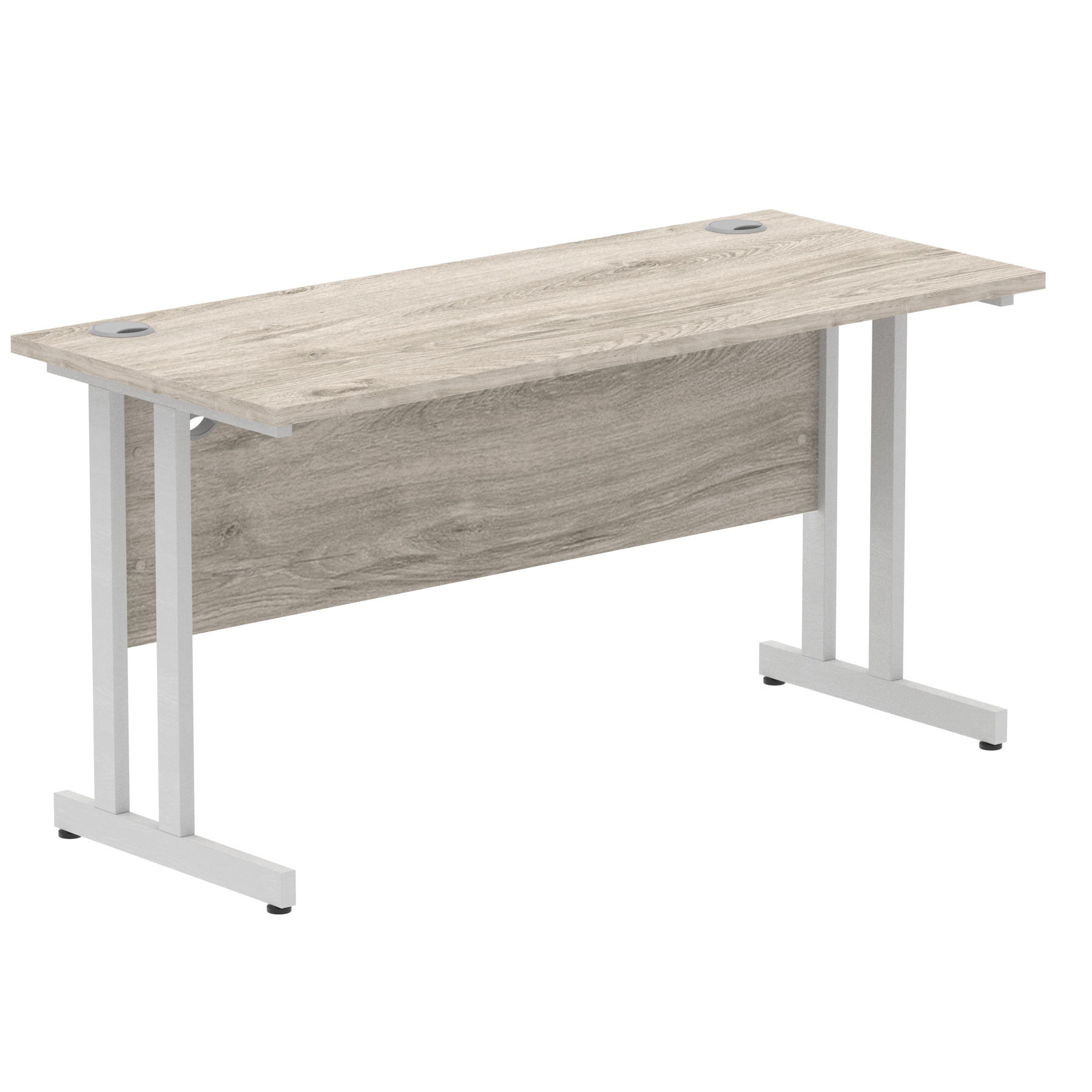 Grey Oak / Silver Frame