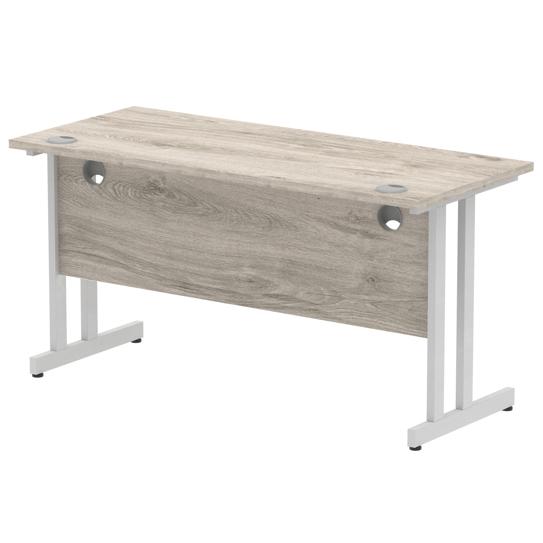 Grey Oak / Silver Frame