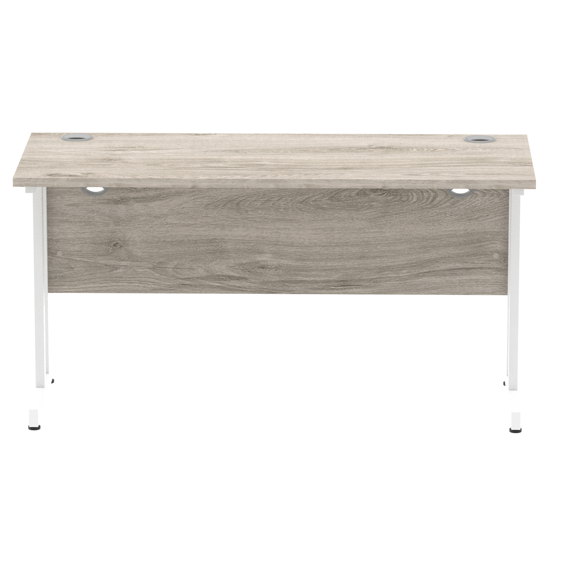 Grey Oak / White Frame