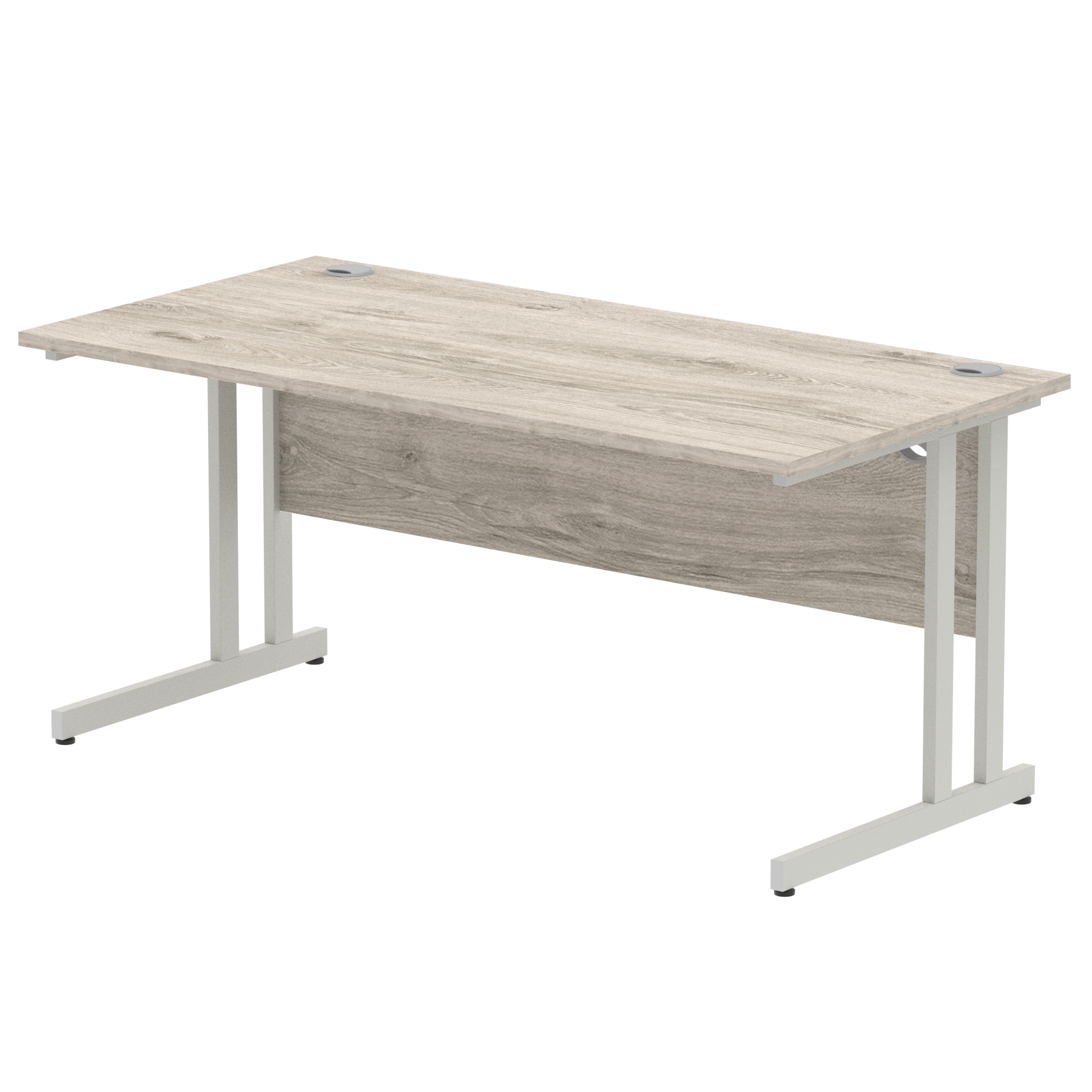 Grey Oak / Silver Frame