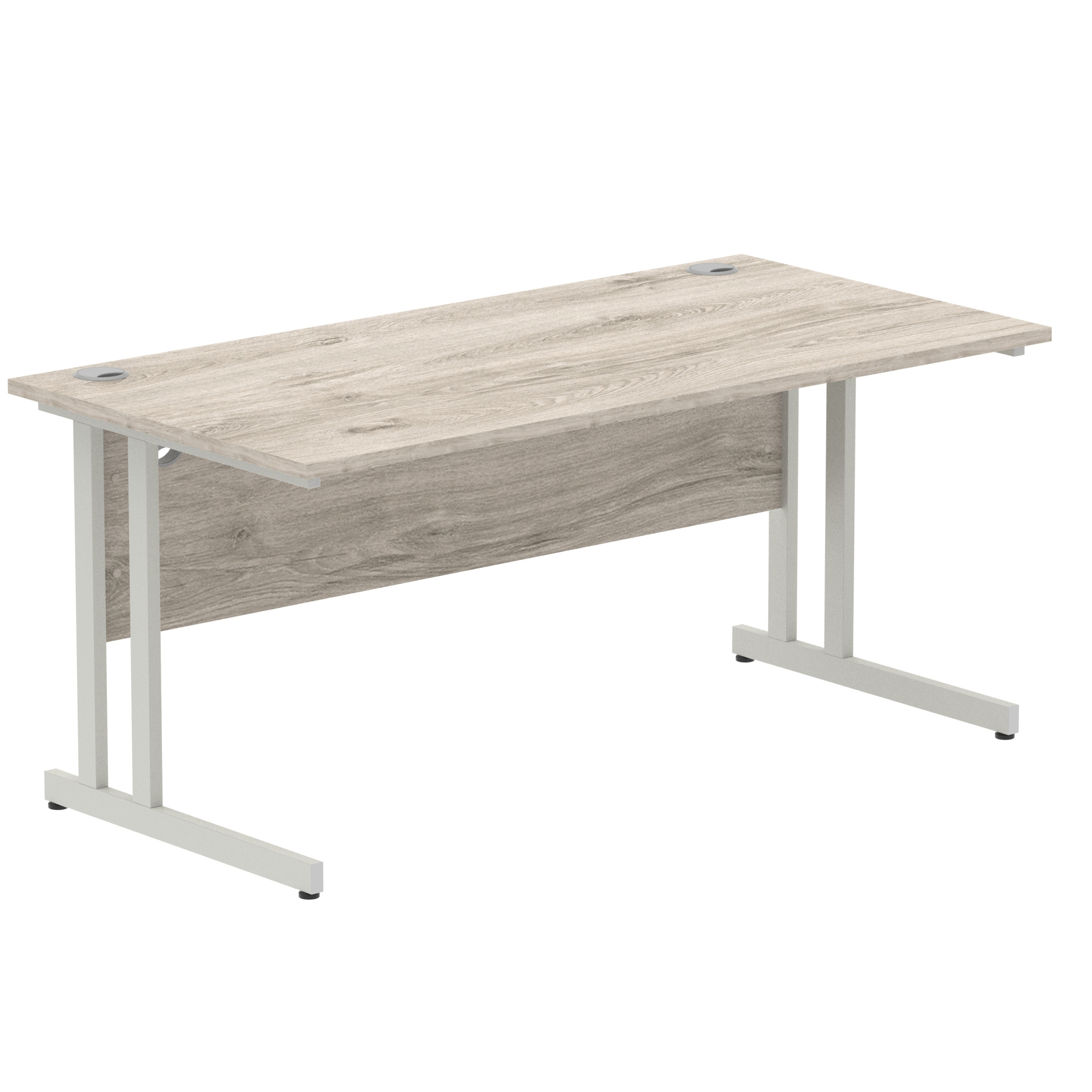 Grey Oak / Silver Frame