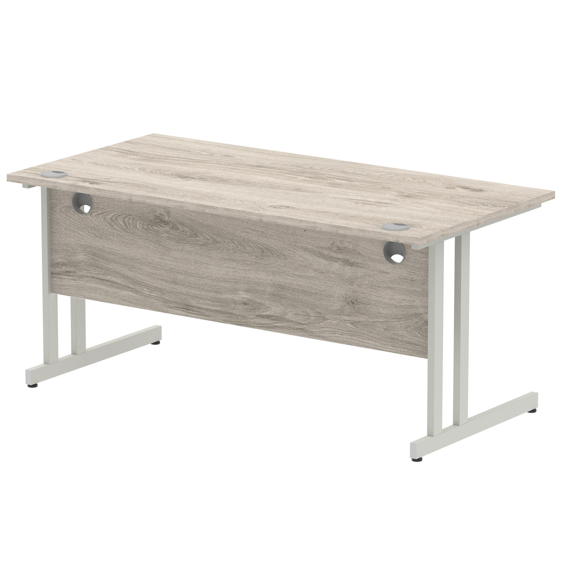Grey Oak / Silver Frame