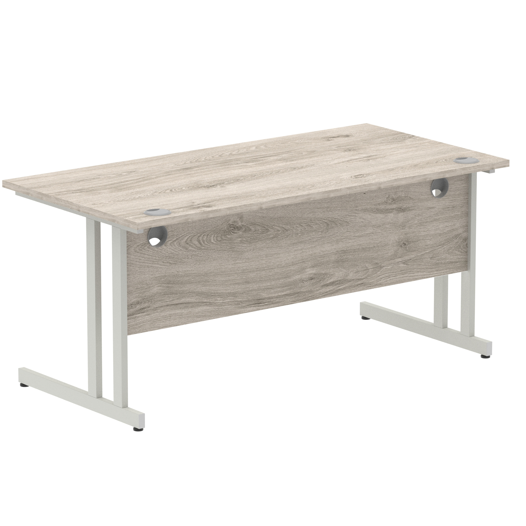 Grey Oak / Silver Frame