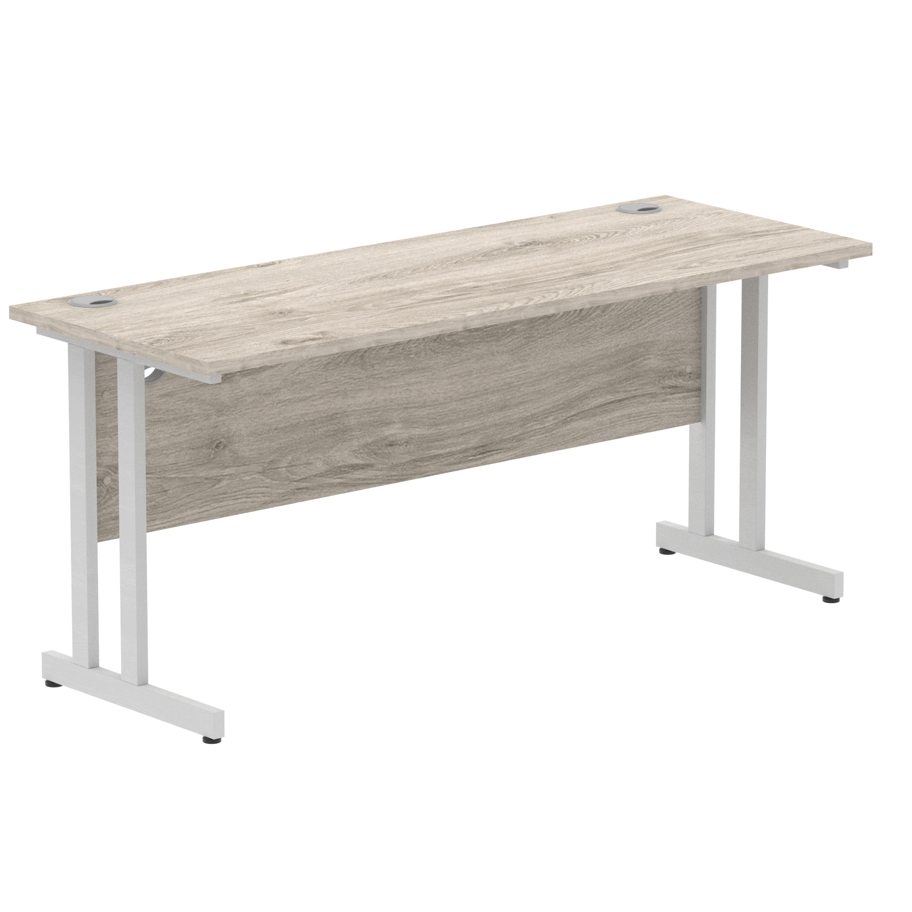 Grey Oak / Silver Frame