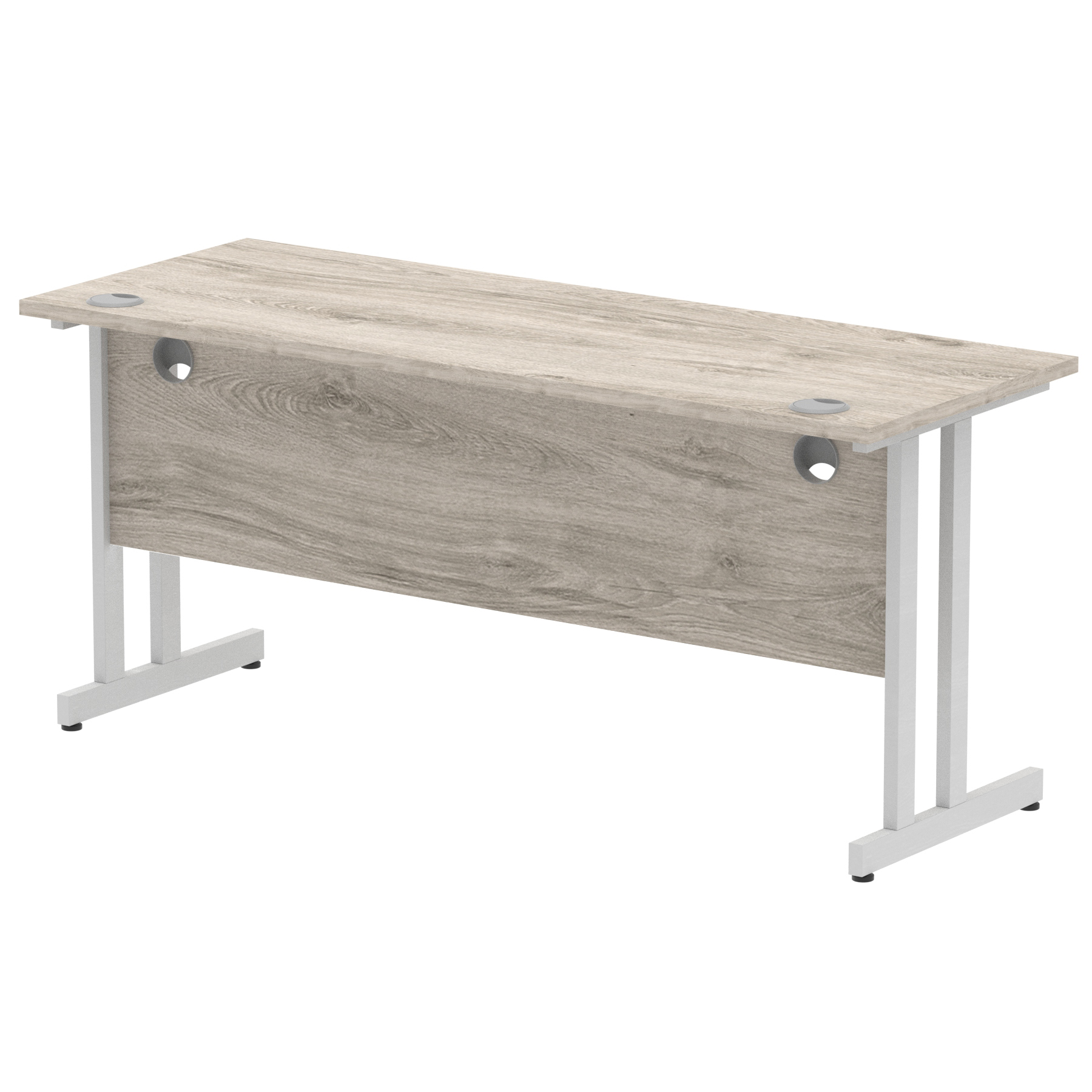 Grey Oak / Silver Frame