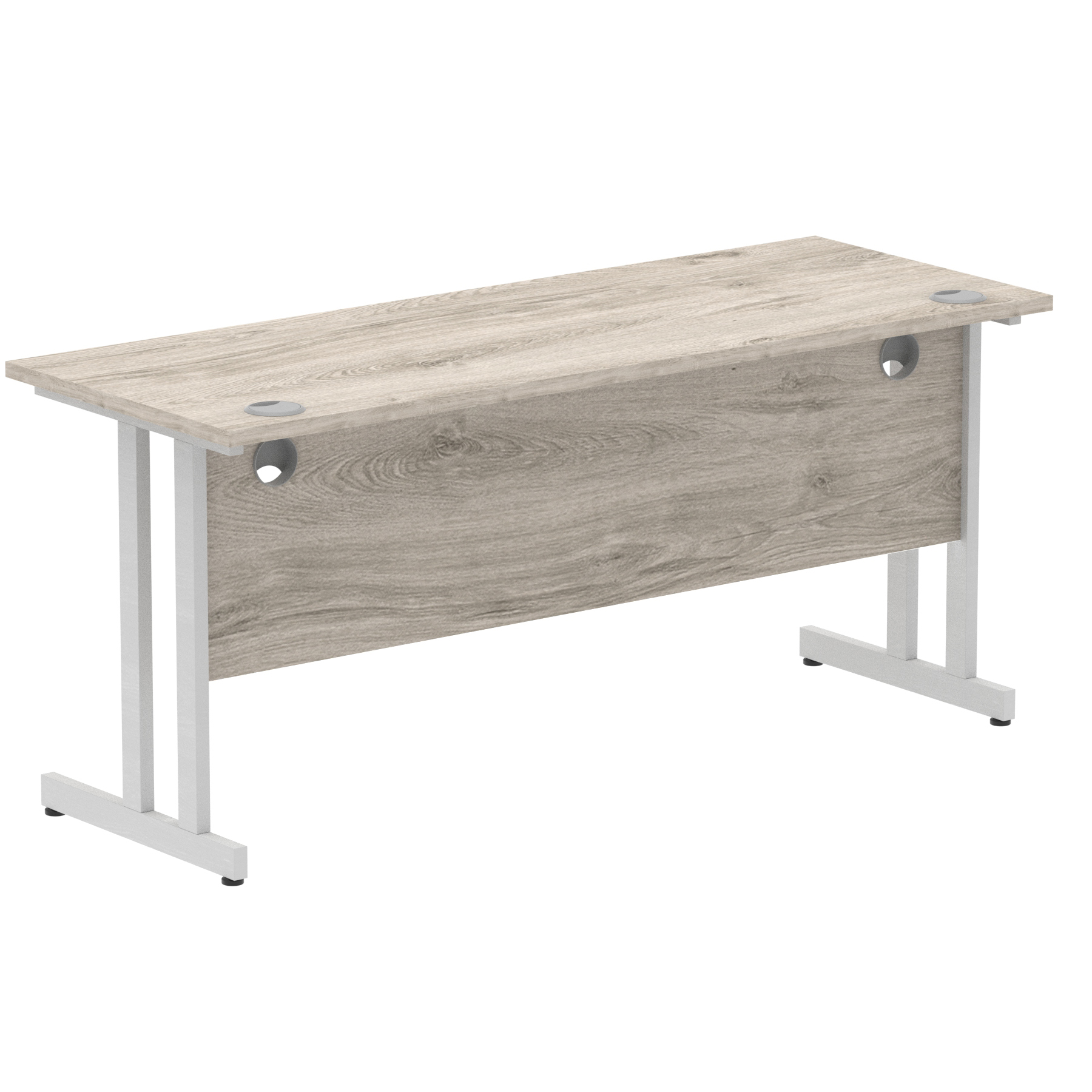 Grey Oak / Silver Frame