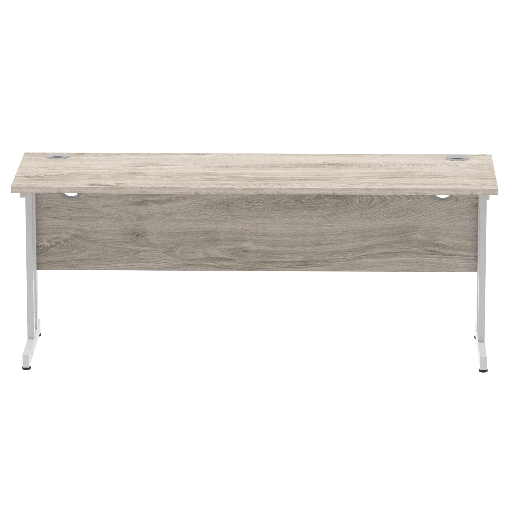 Grey Oak / Silver Frame