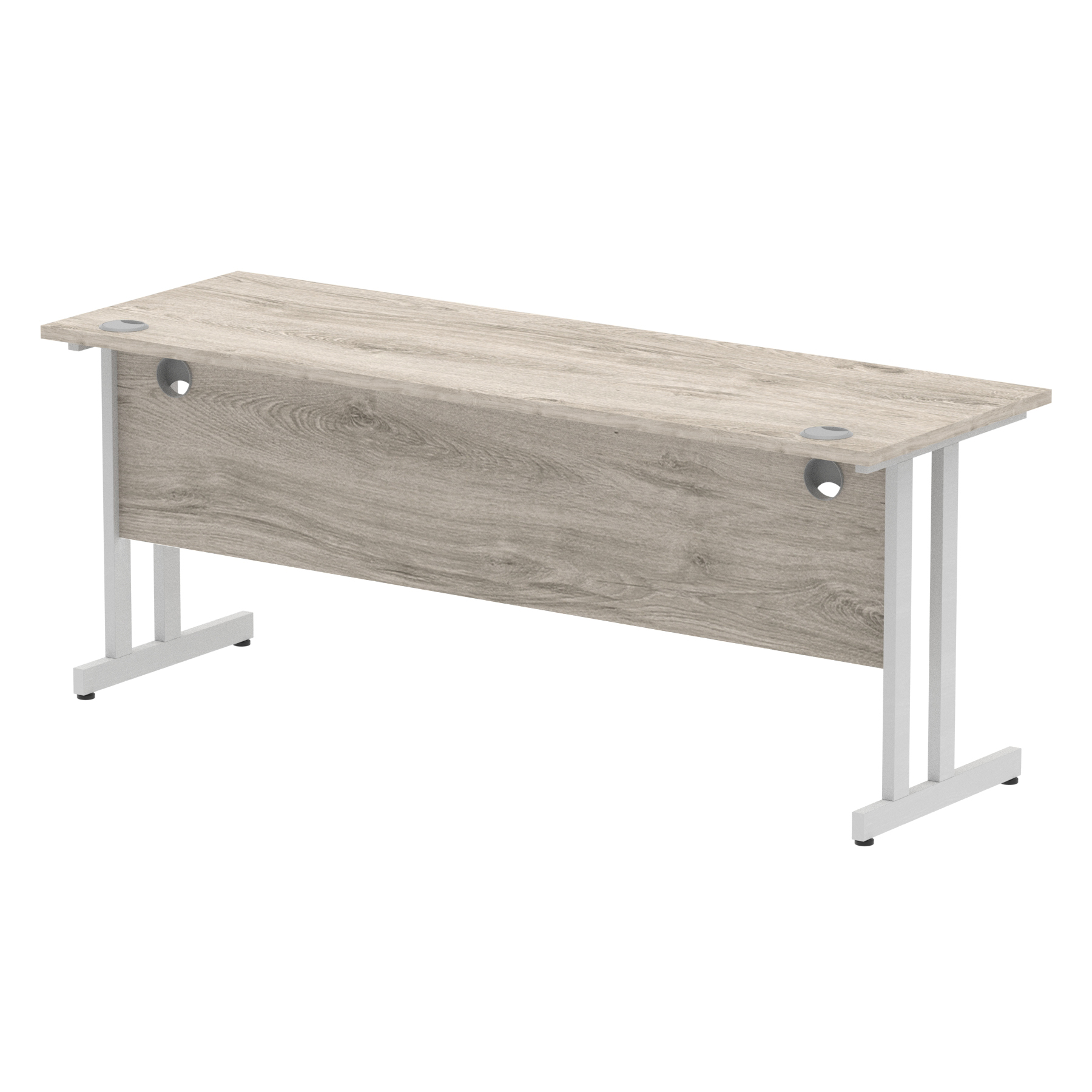 Grey Oak / Silver Frame