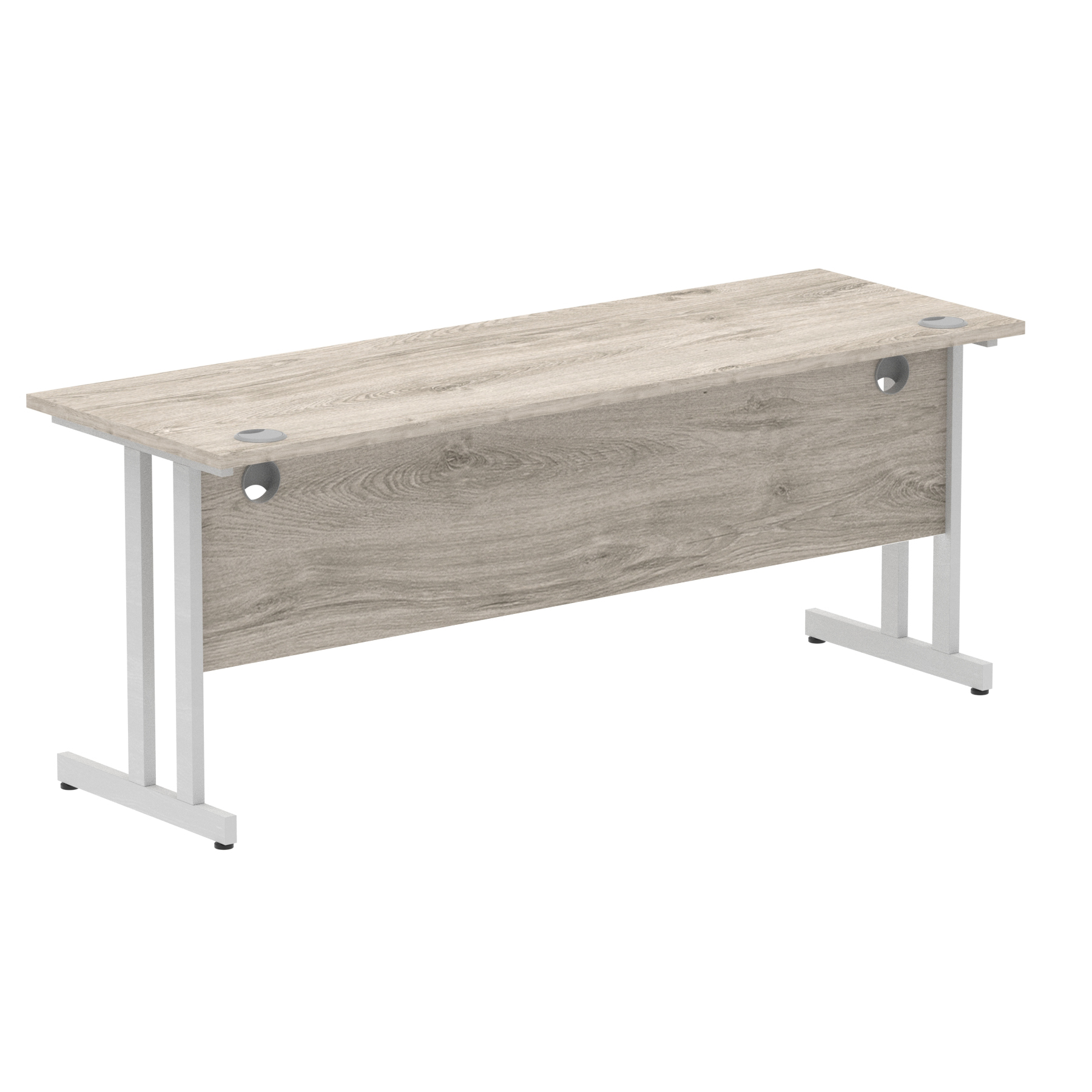 Grey Oak / Silver Frame