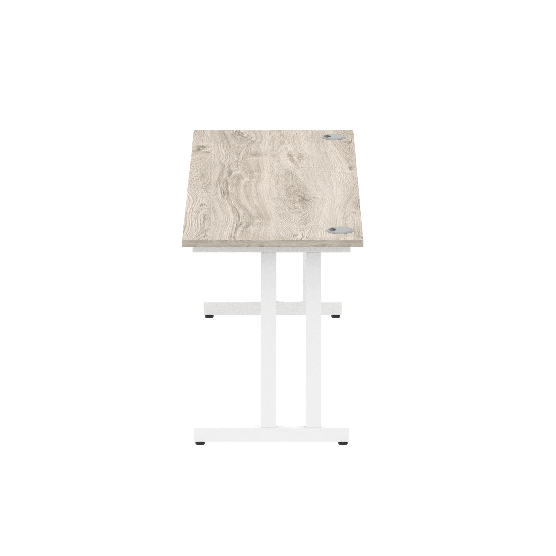Grey Oak / White Frame