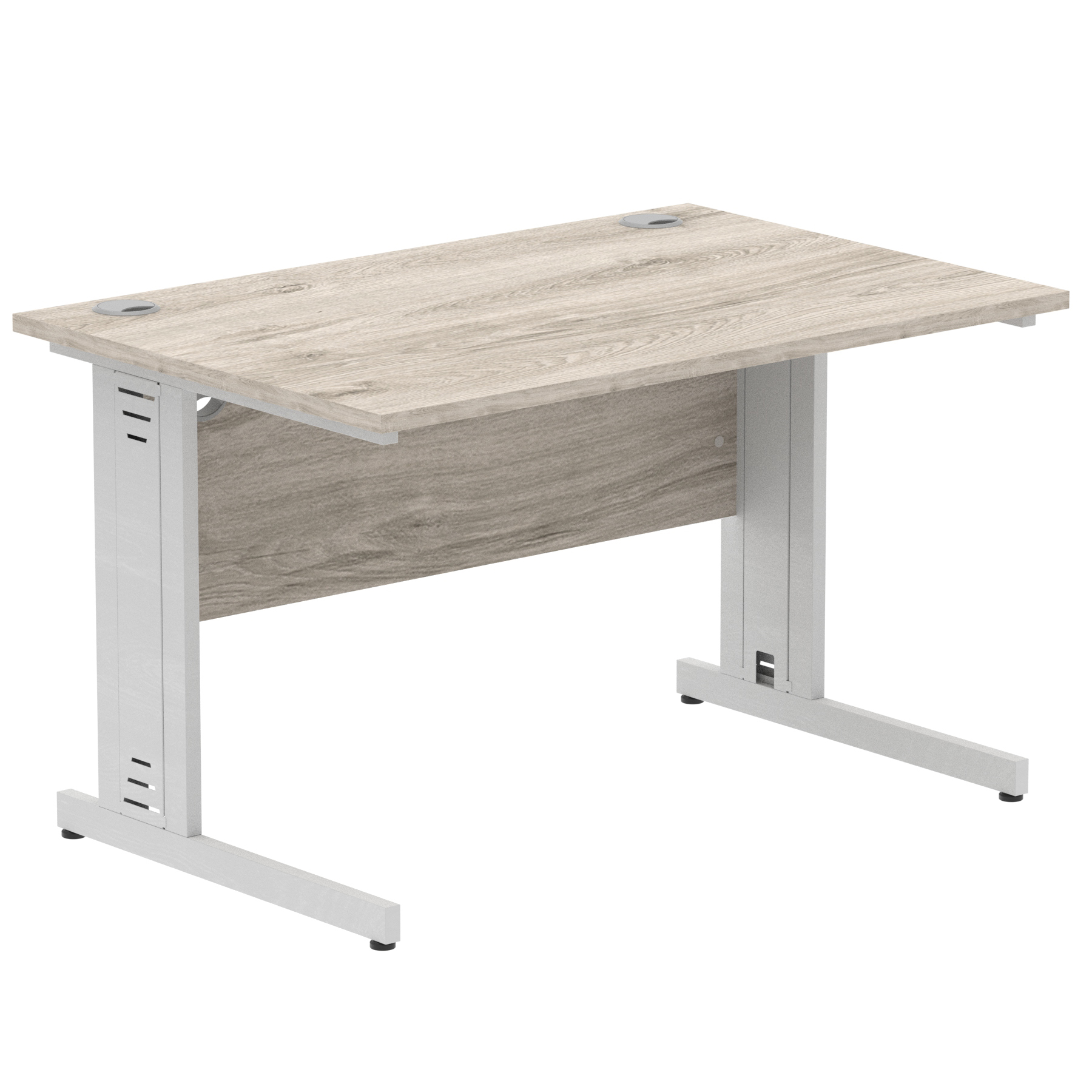 Grey Oak / Silver Frame