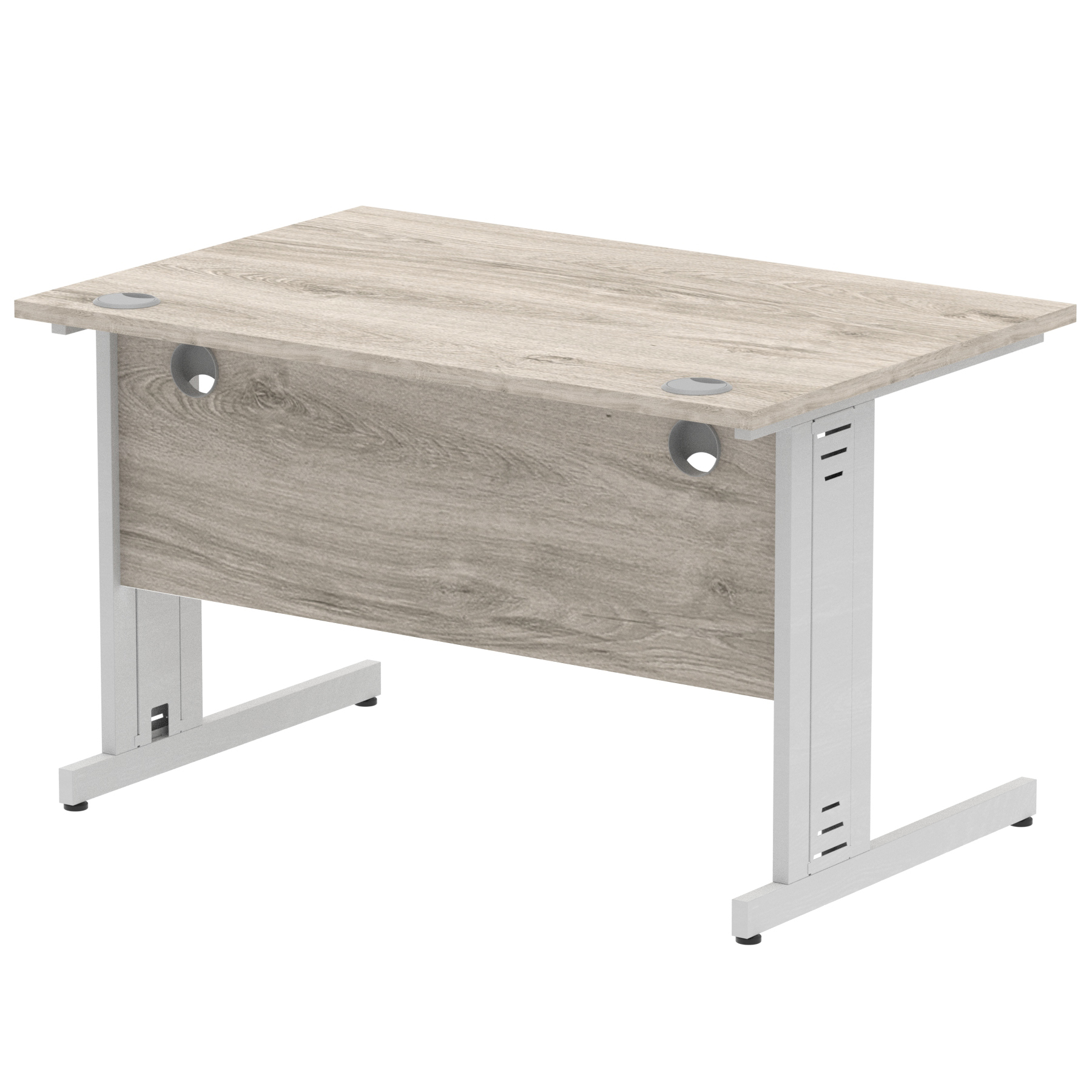 Grey Oak / Silver Frame