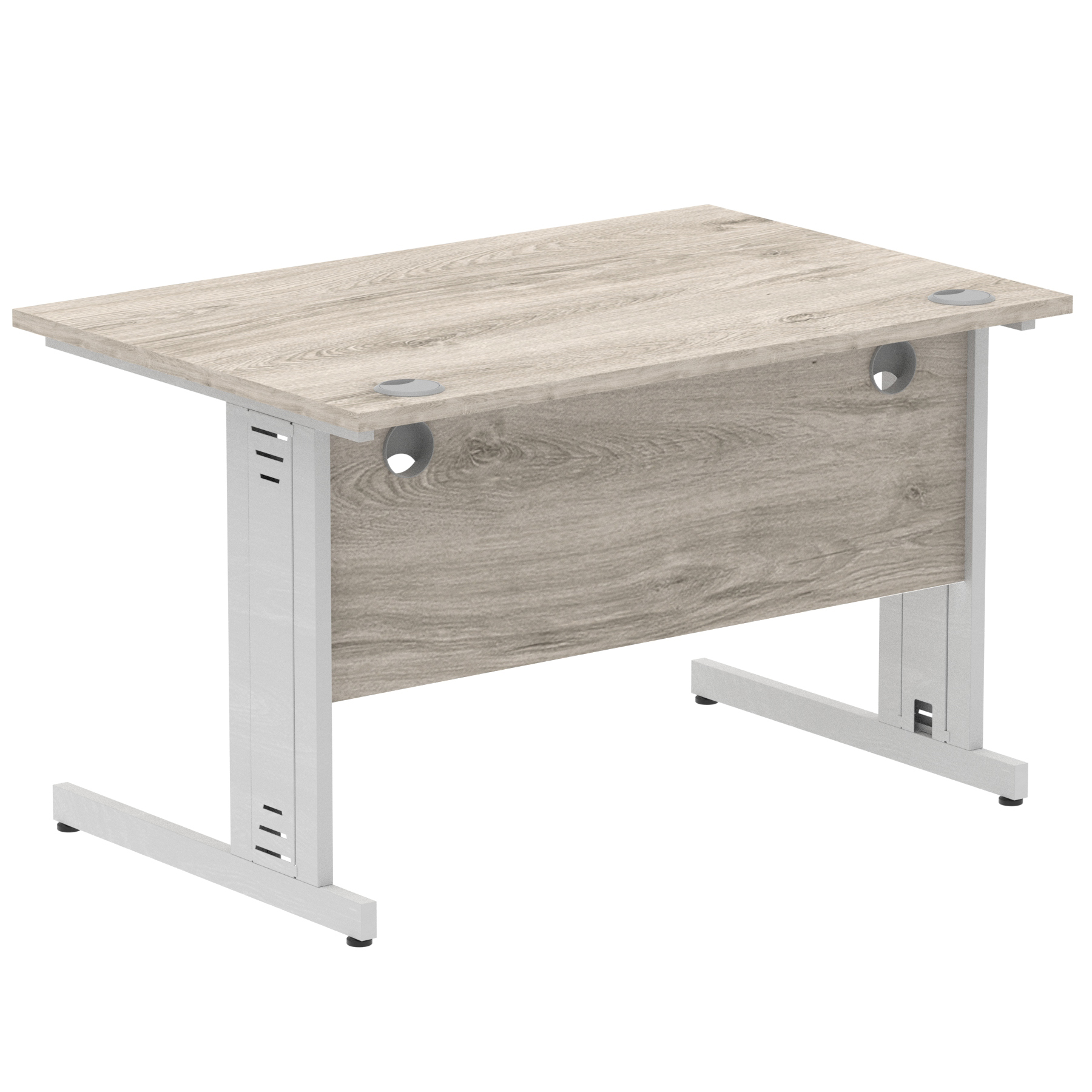 Grey Oak / Silver Frame