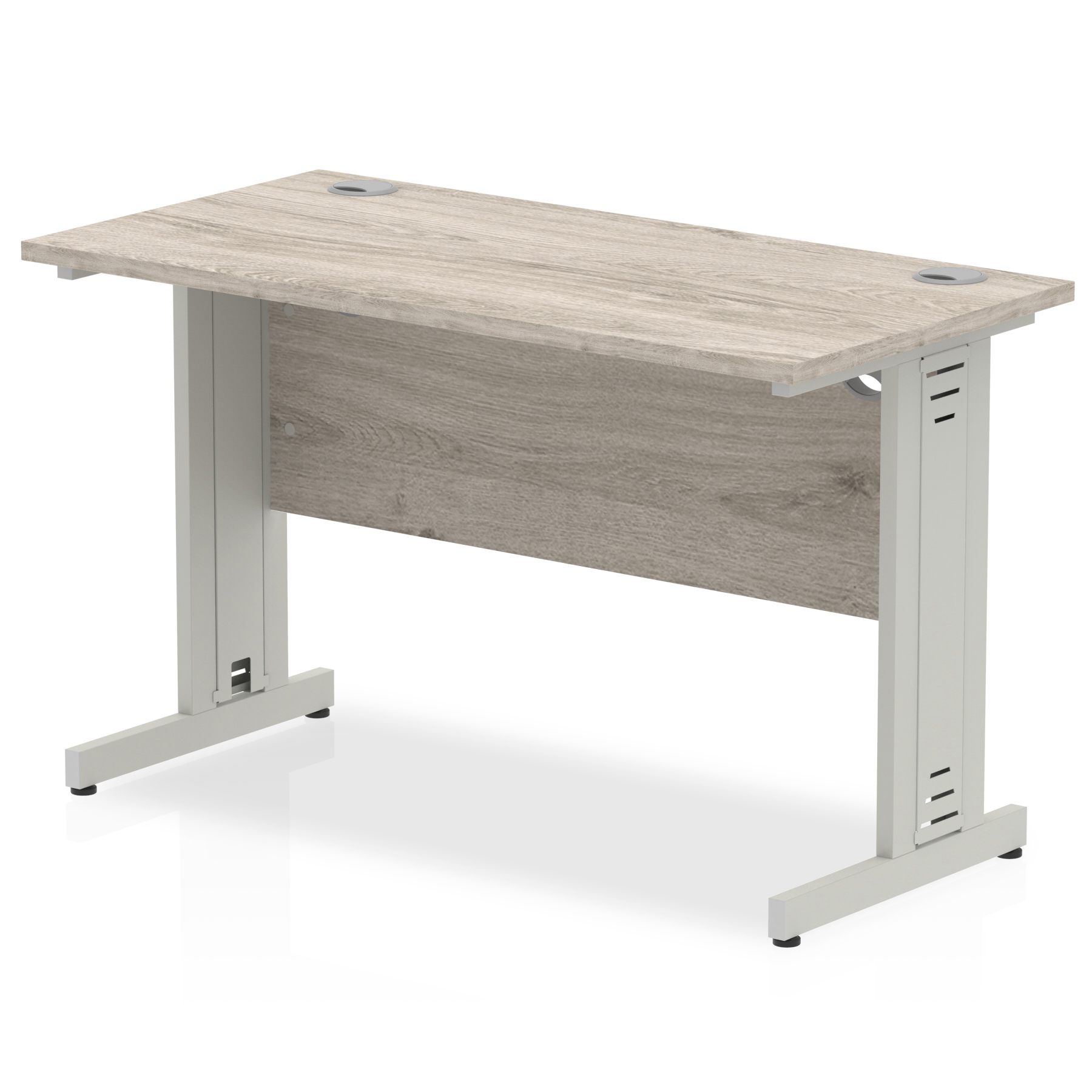 Grey Oak / Silver Frame