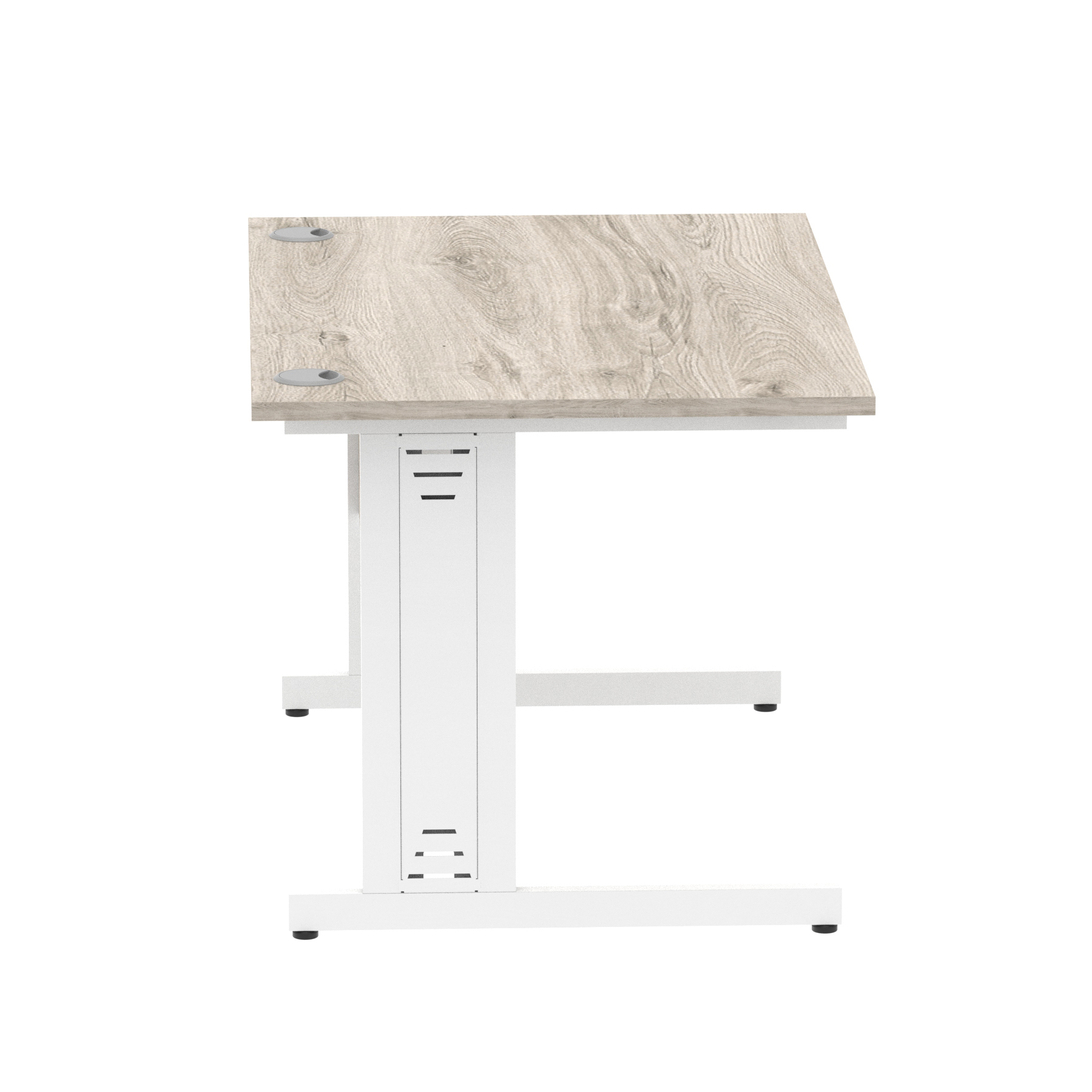 Grey Oak / White Frame