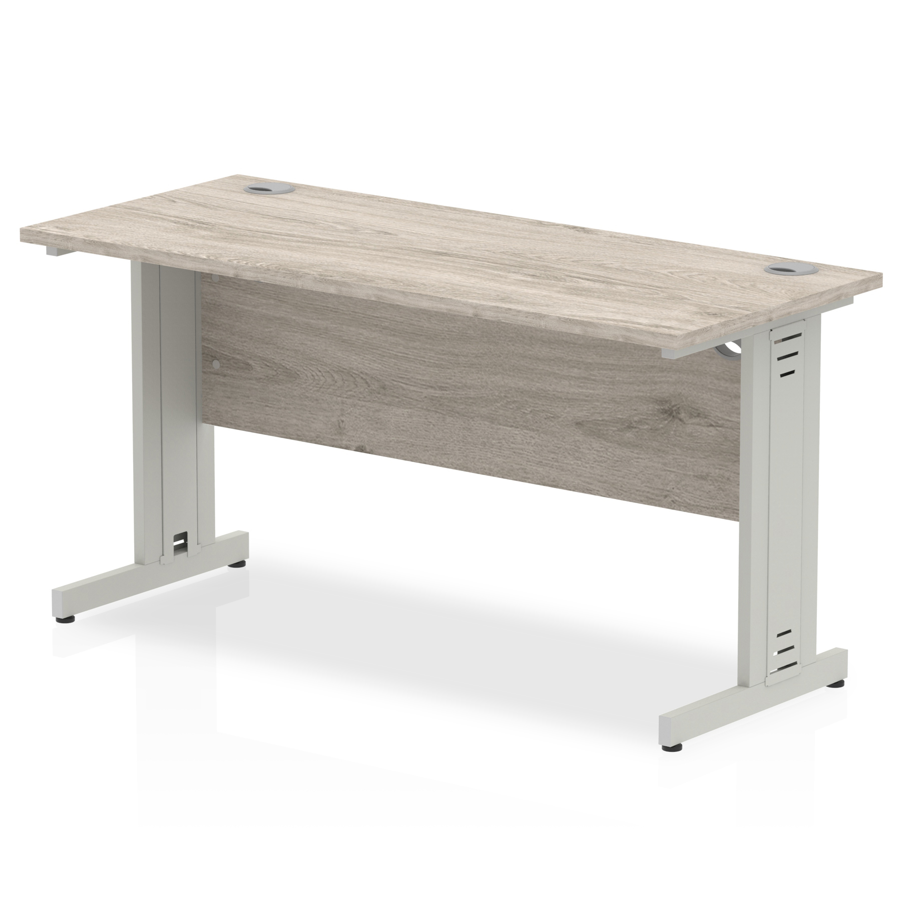 Grey Oak / Silver Frame