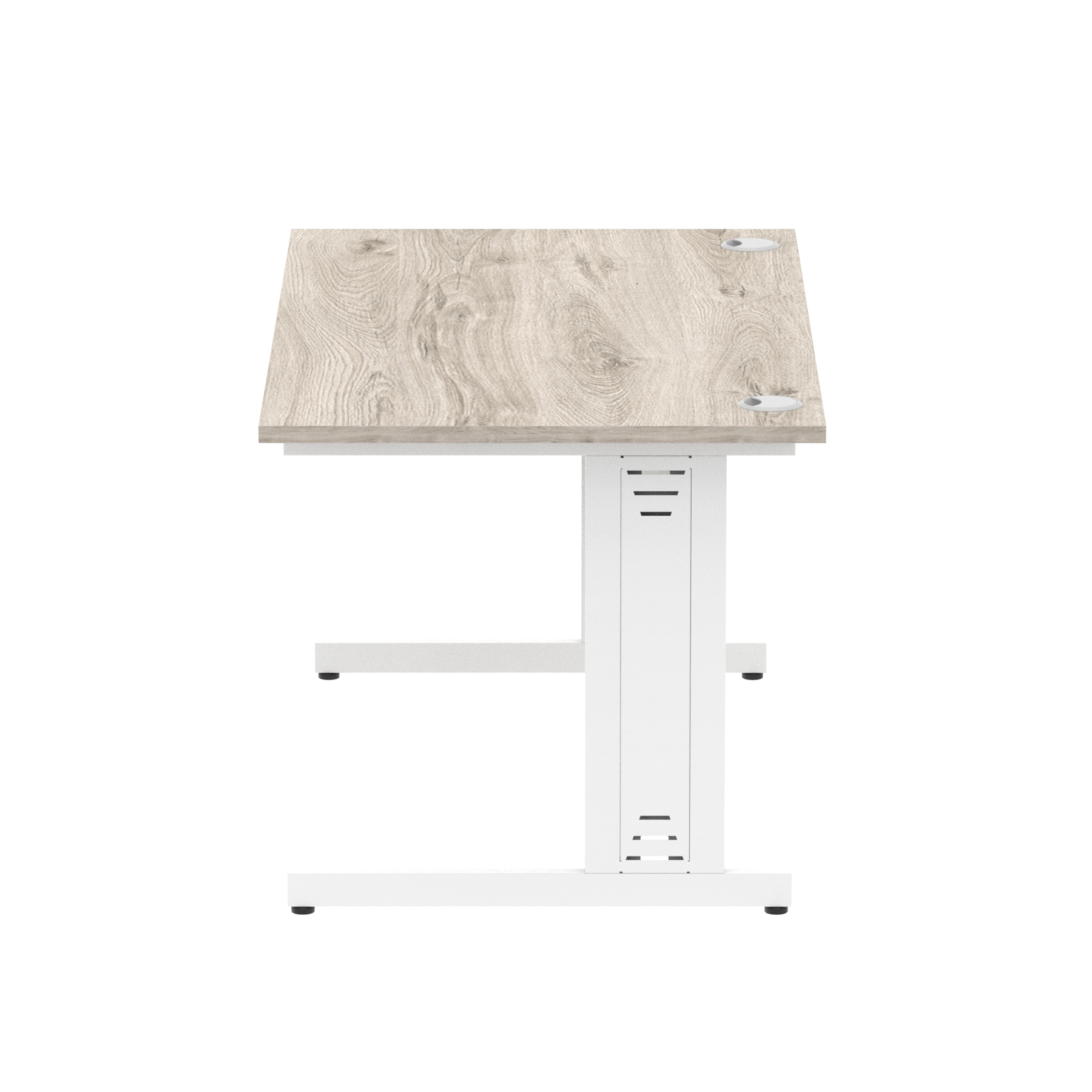 Grey Oak / White Frame