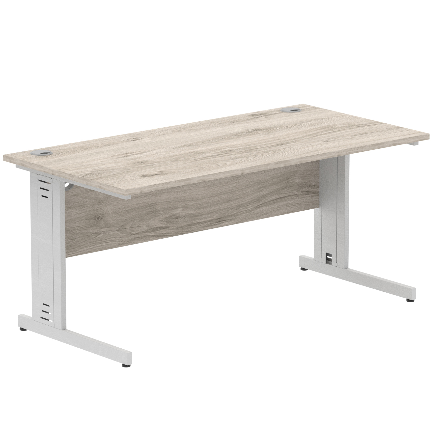 Grey Oak / Silver Frame