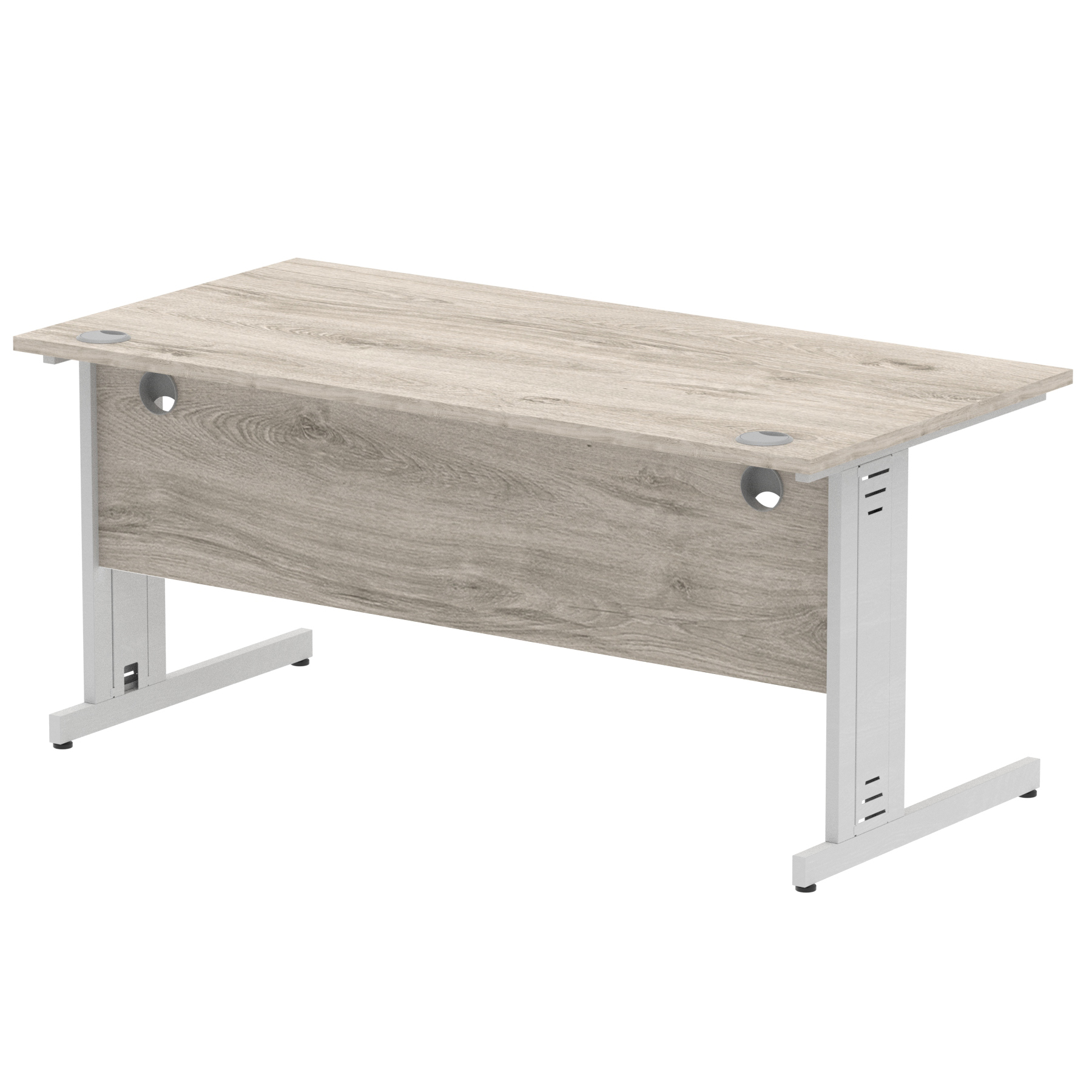 Grey Oak / Silver Frame