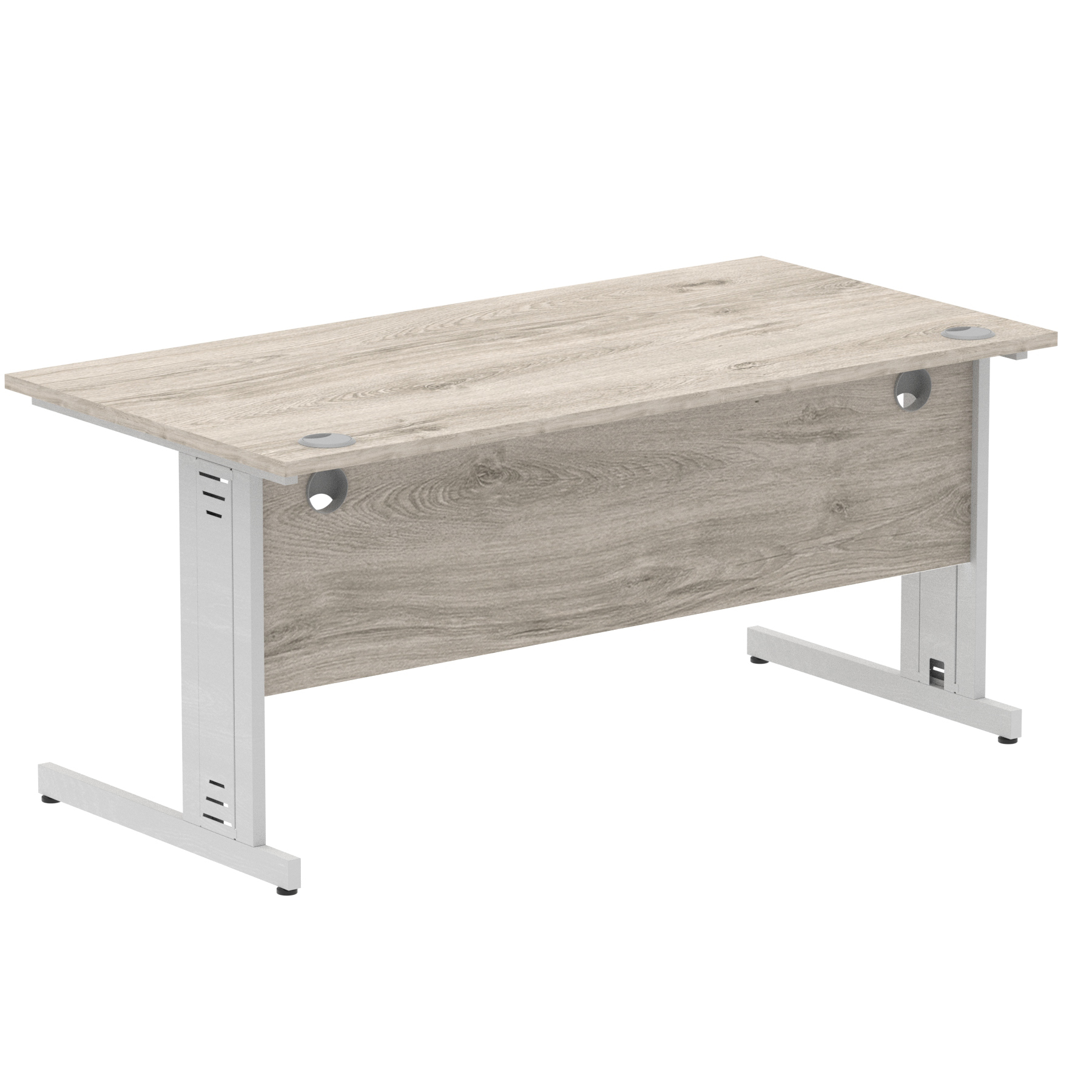 Grey Oak / Silver Frame