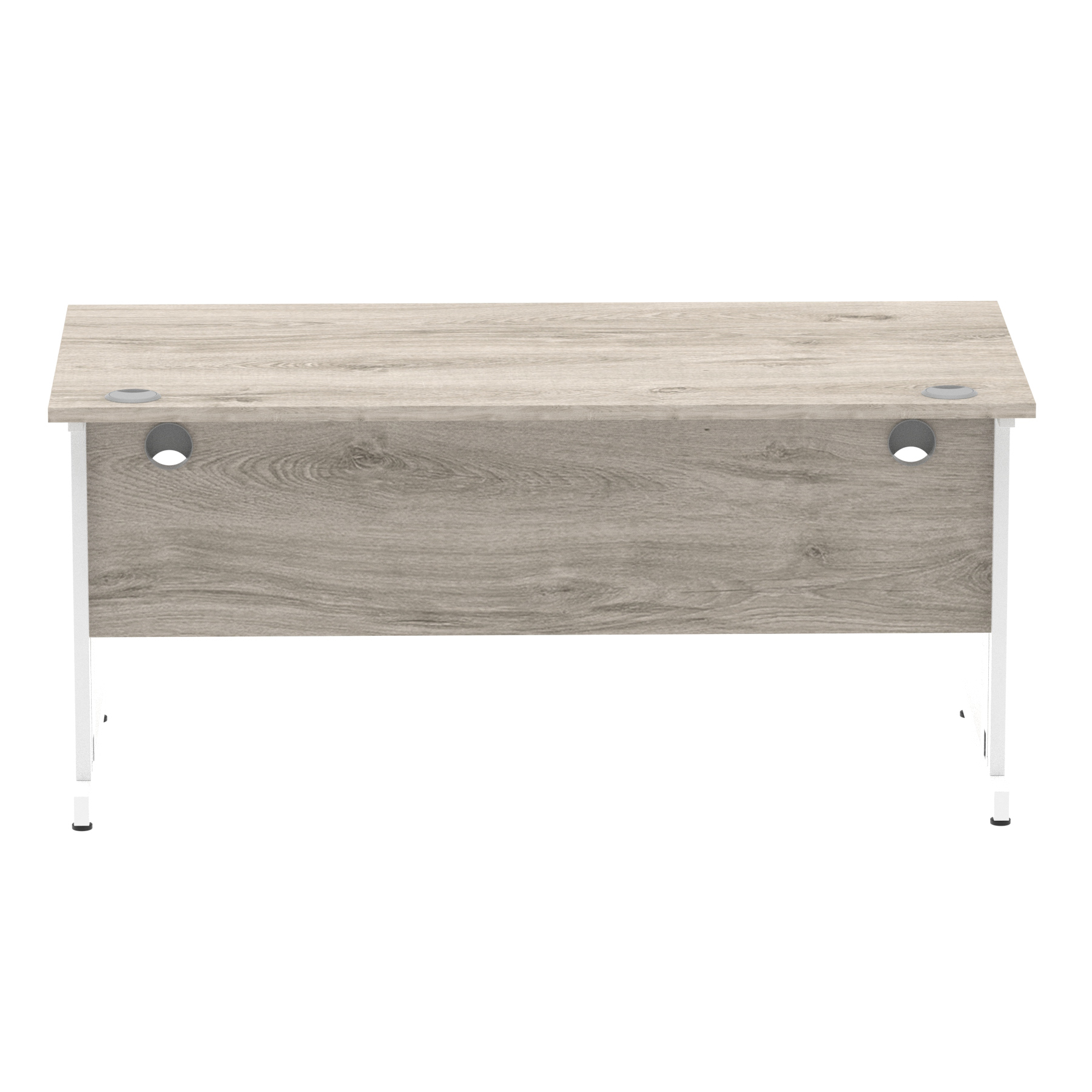 Grey Oak / White Frame