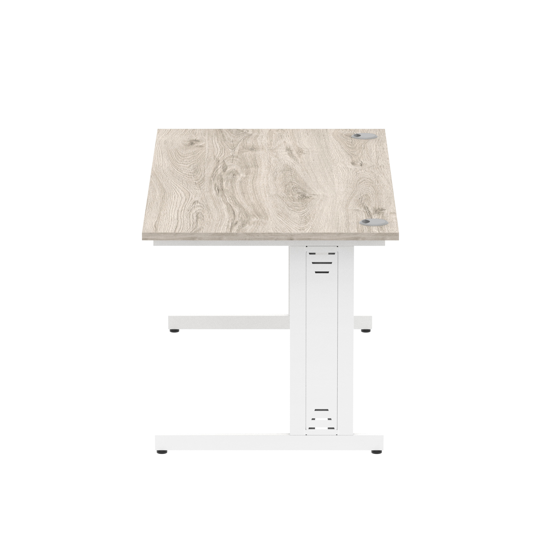 Grey Oak / White Frame