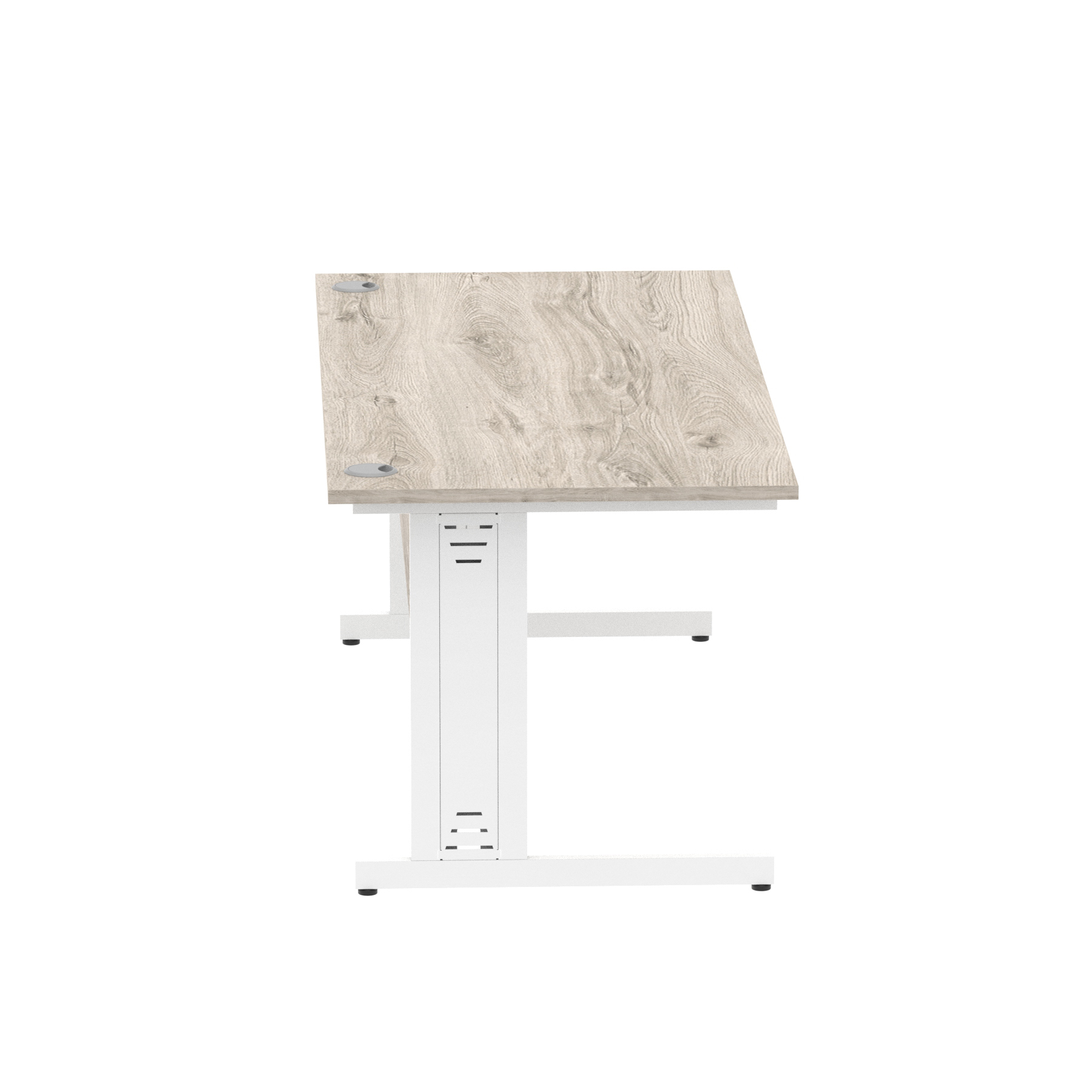 Grey Oak / White Frame