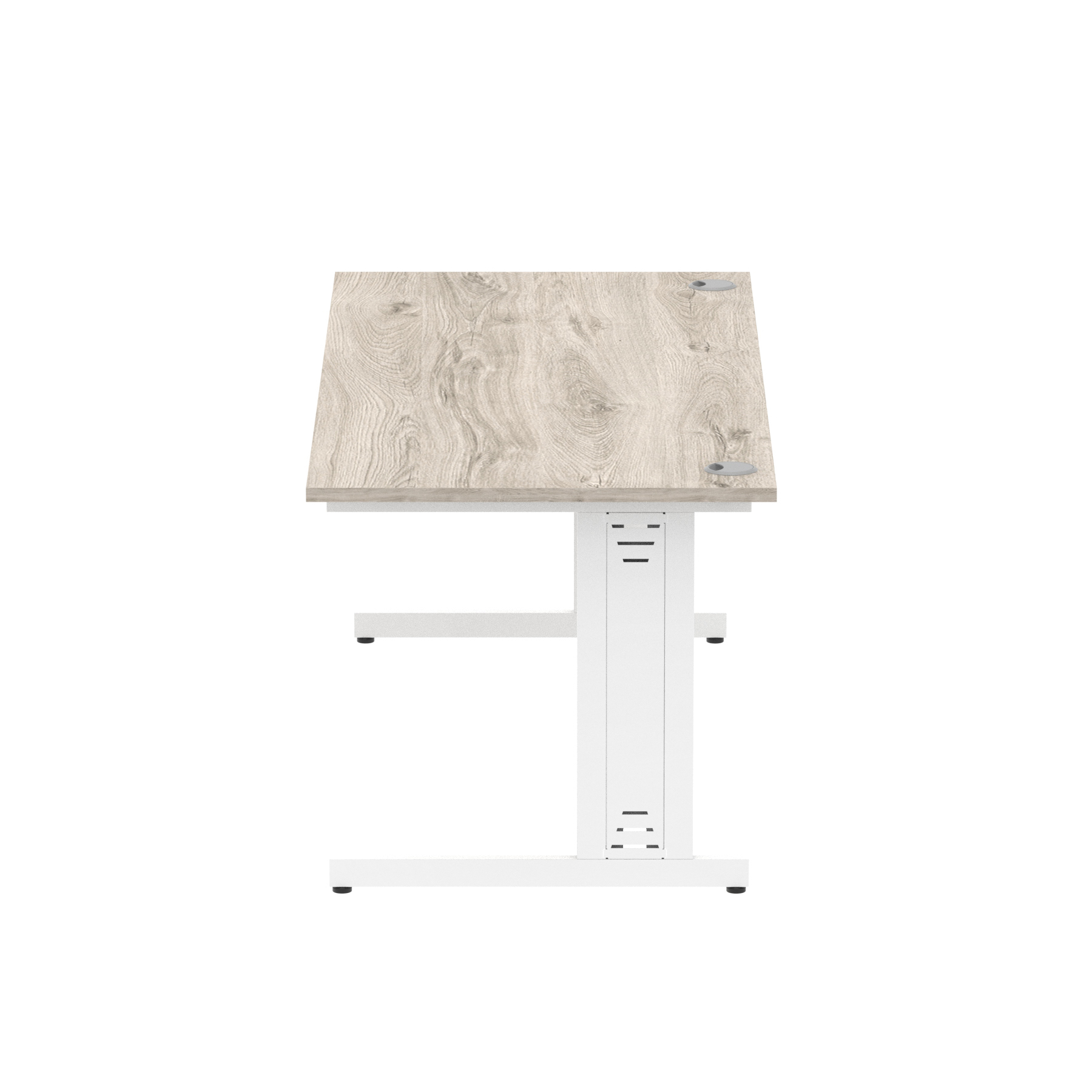 Grey Oak / White Frame