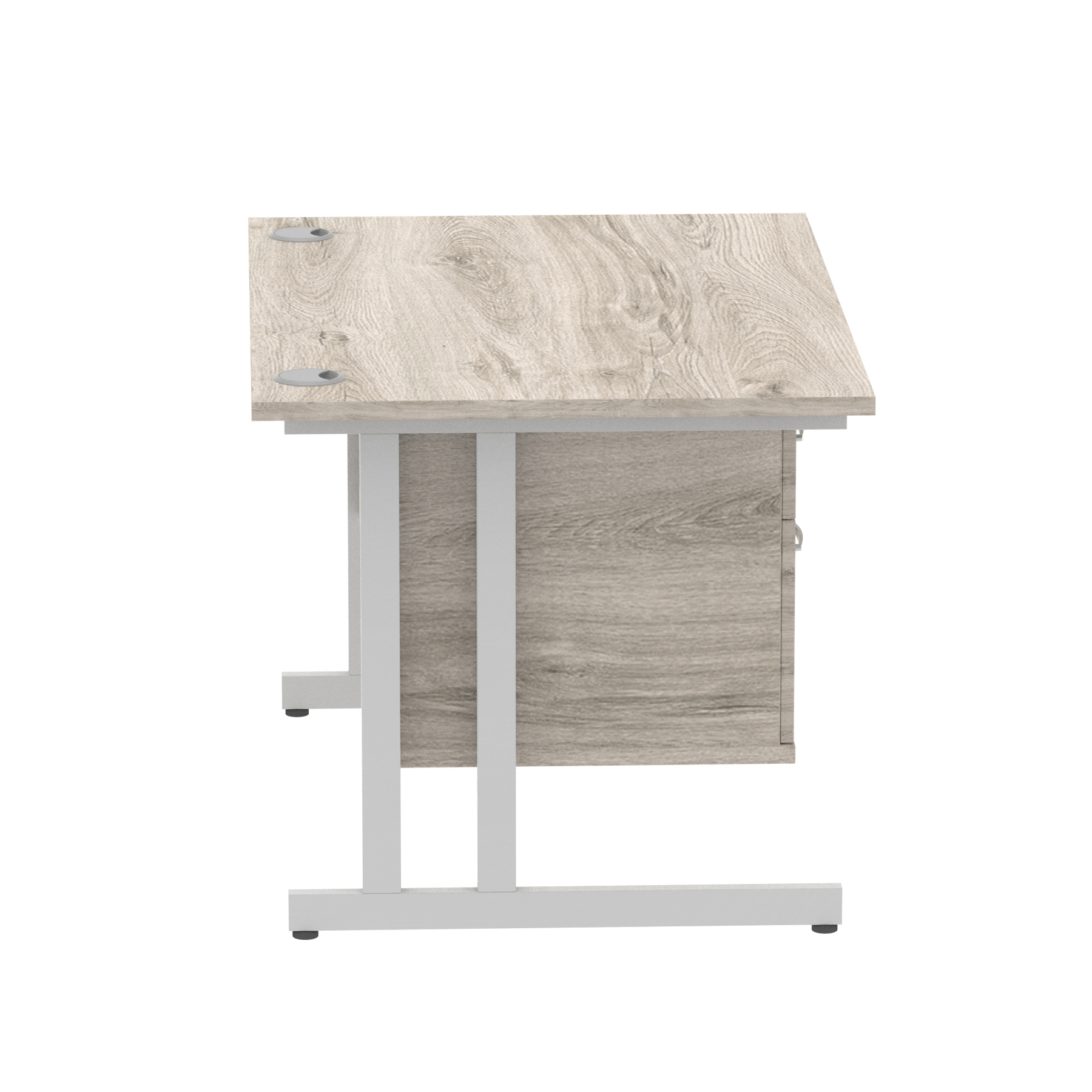 Grey Oak / Silver Frame