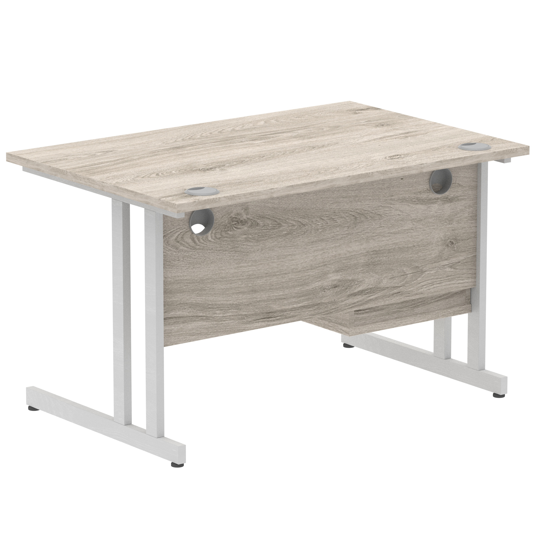 Grey Oak / Silver Frame