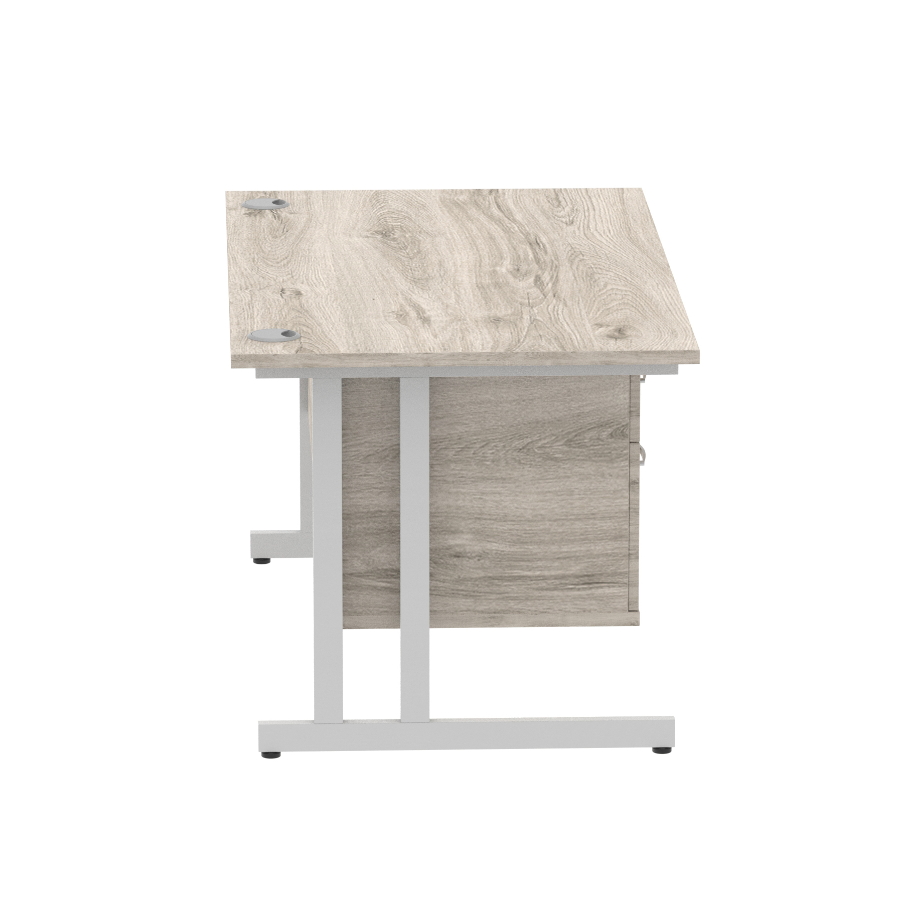 Grey Oak / Silver Frame