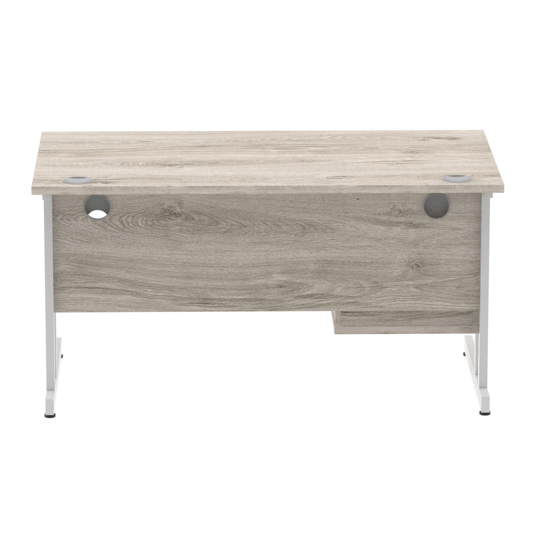 Grey Oak / Silver Frame