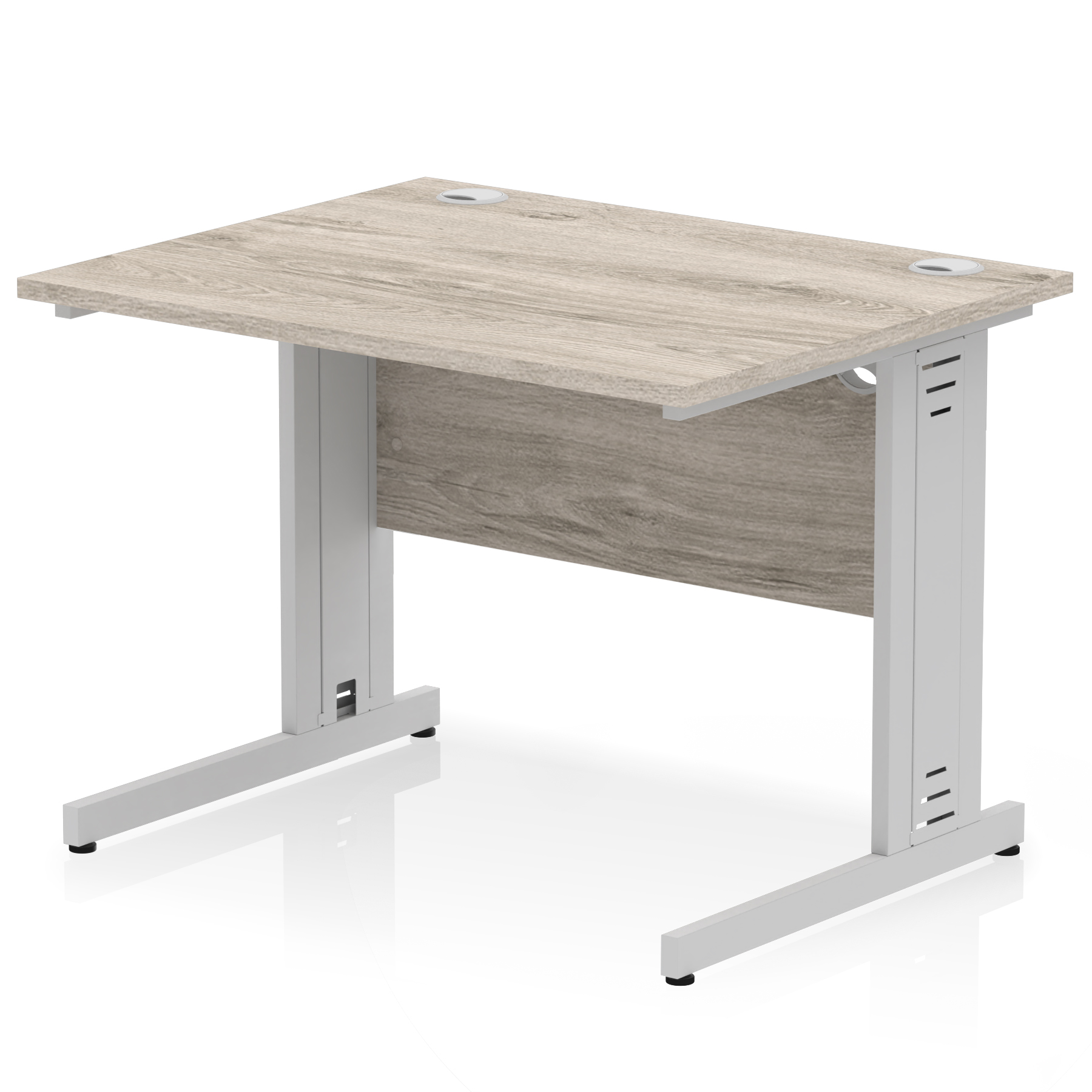 Grey Oak / Silver Frame